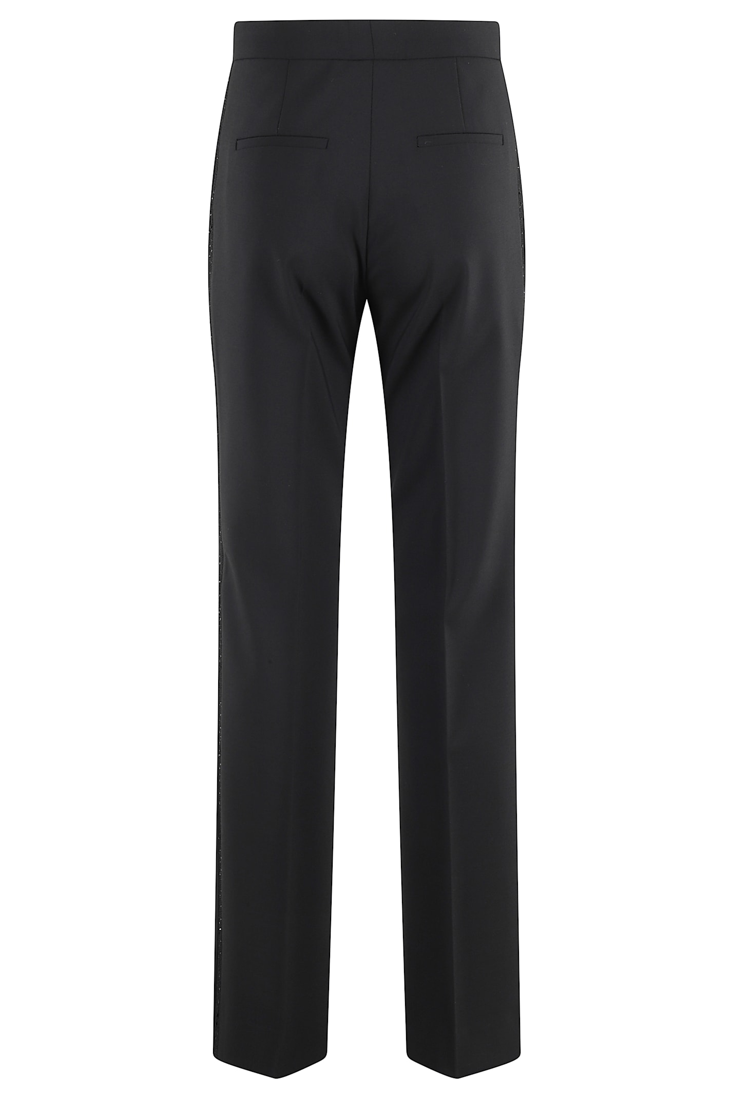 Antonelli Pressed-crease Trousers In Black