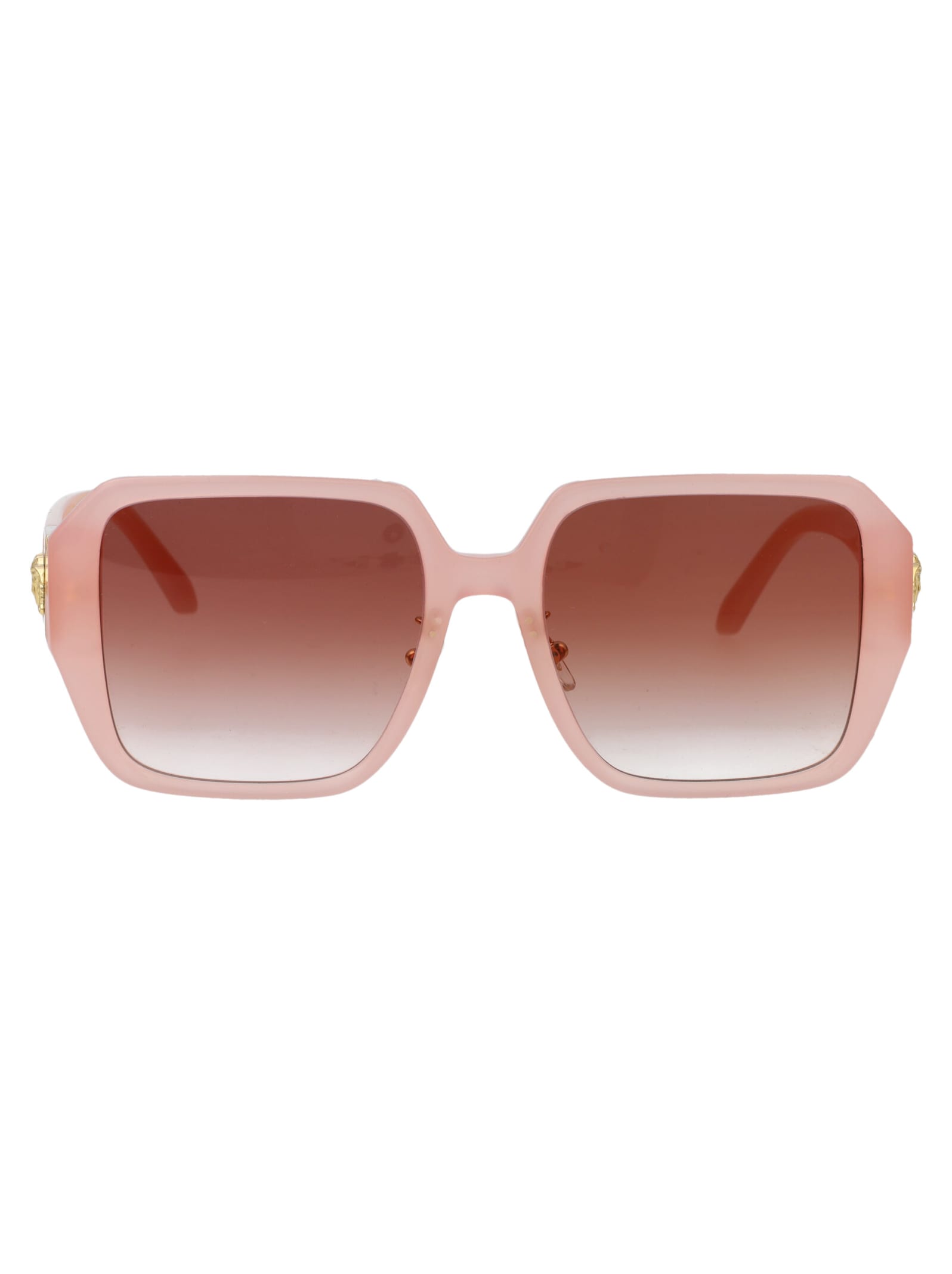 Shop Versace 0ve4472d Sunglasses In 5394vo Opal Pink