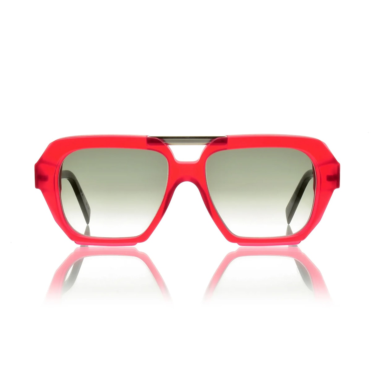 Shop Kirk &amp; Kirk Ryan/s C3/s Crimson/rosso Satinato Glasses