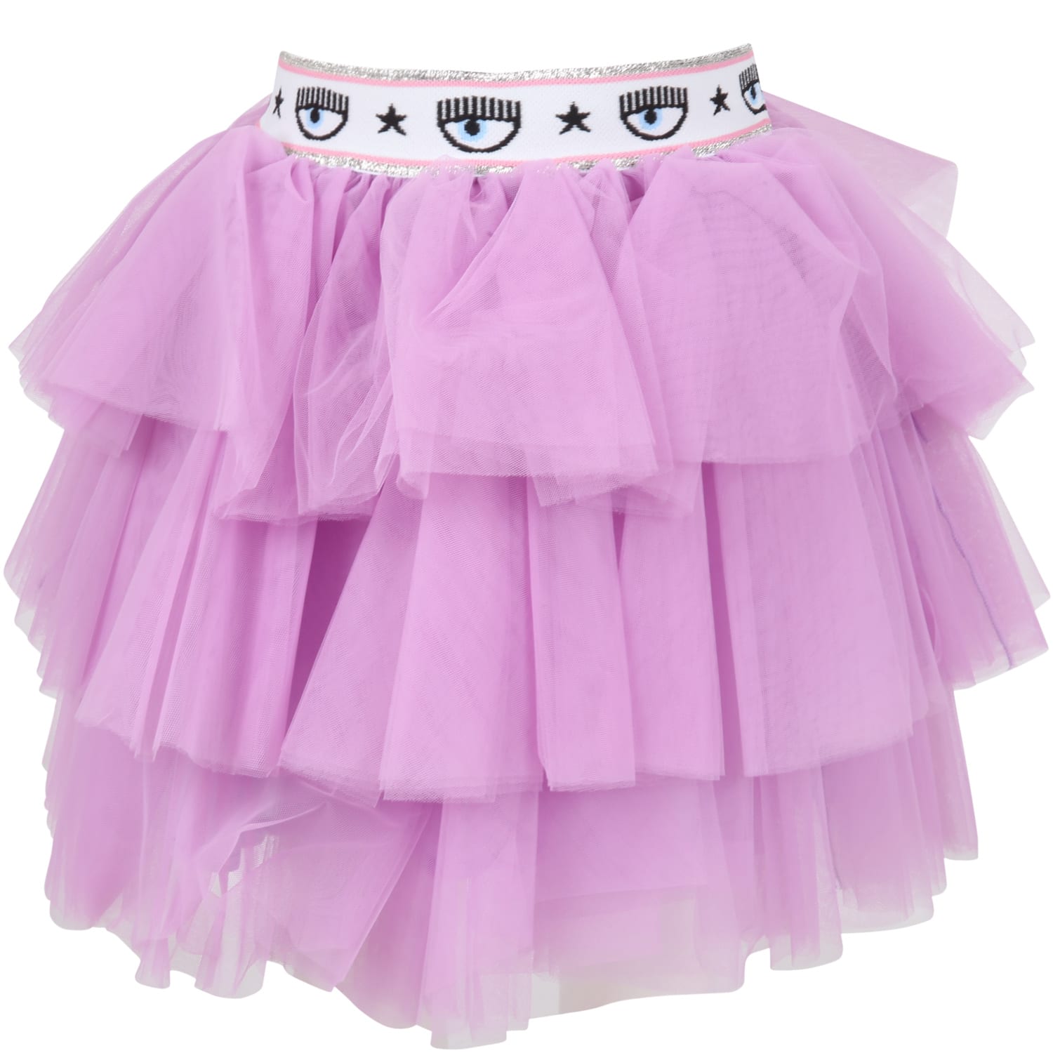 Chiara Ferragni Lilac Skirt For Girl