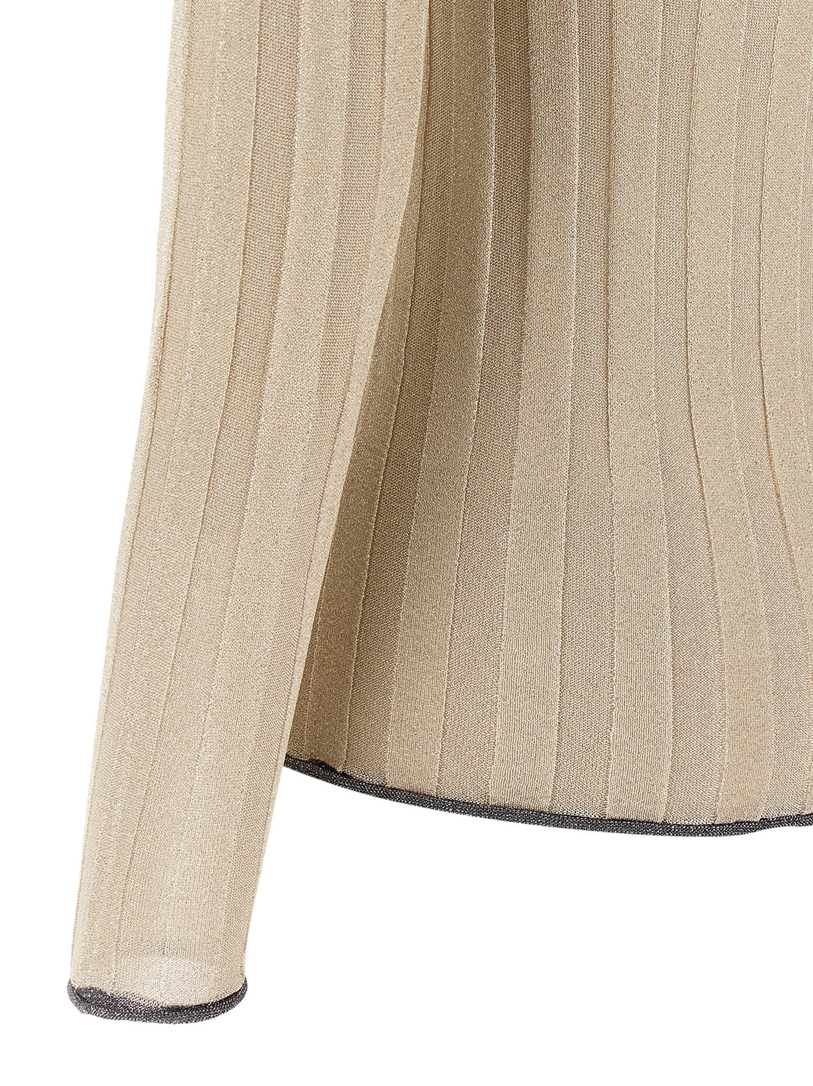 Fabiana Filippi Lurex Sweater Sweaters And Cardigans Gold In Multi