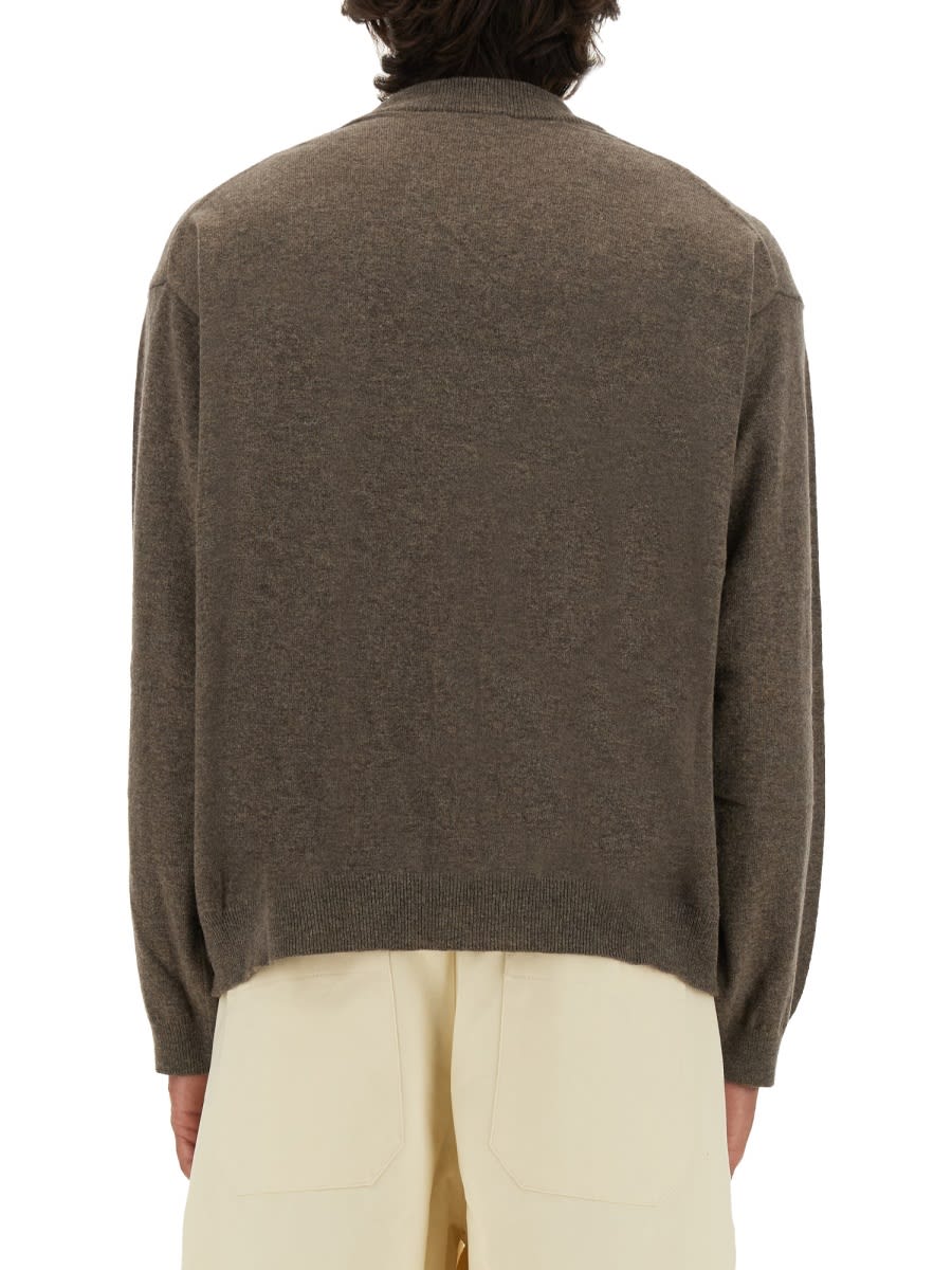 Shop Studio Nicholson Wool Jersey. In Beige