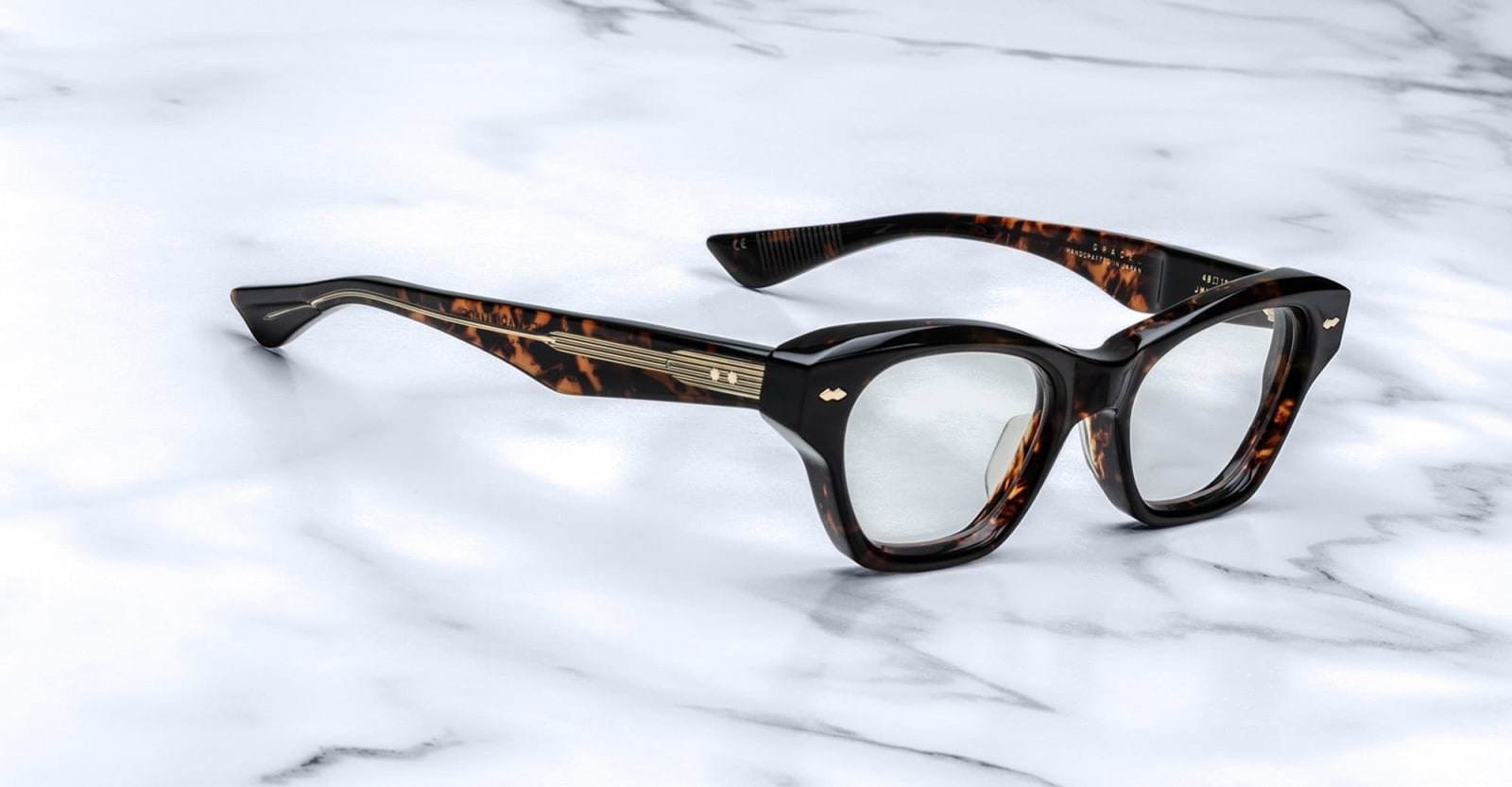Shop Jacques Marie Mage Grace 2 - Agar Rx Glasses In Tortoise/dark Gold
