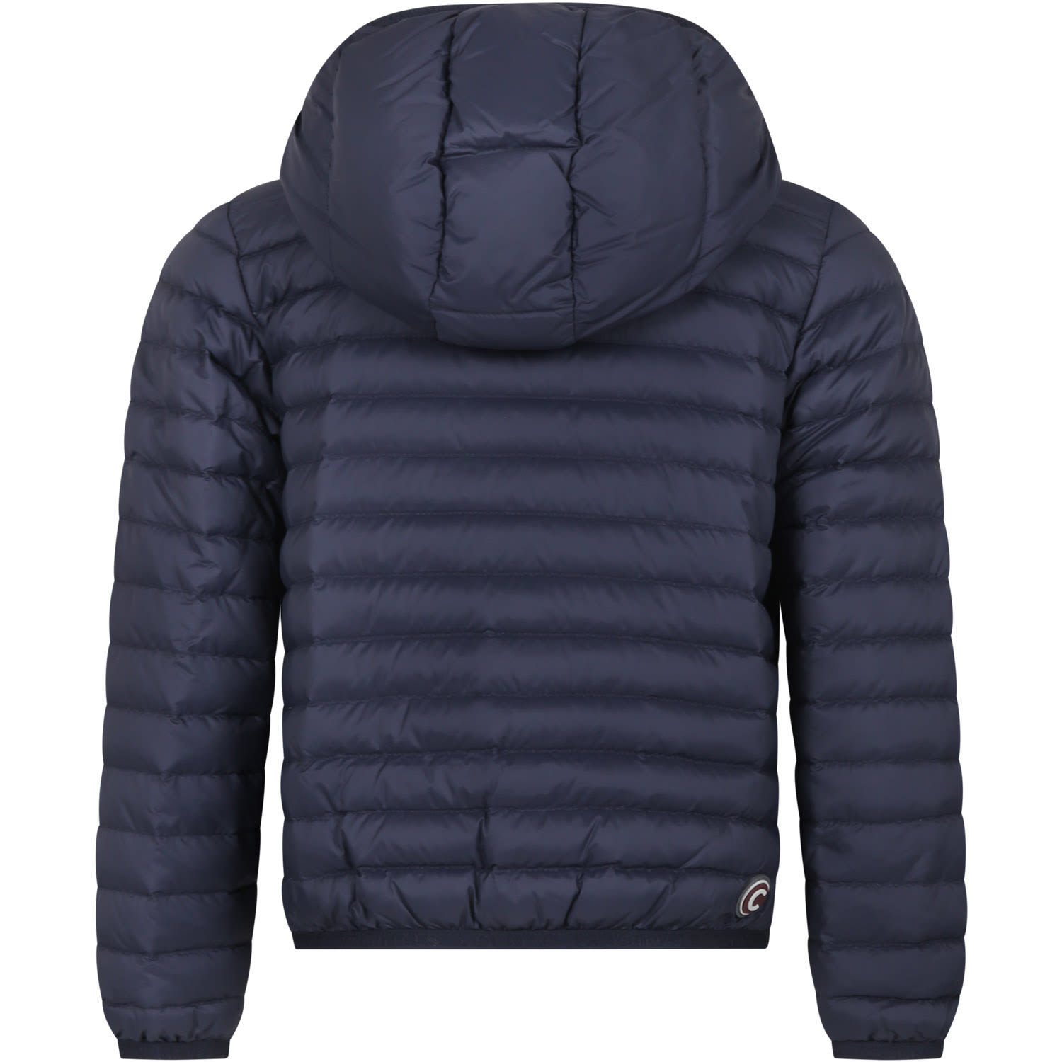 Shop Colmar Blue Down Jacket For Boy With Logo