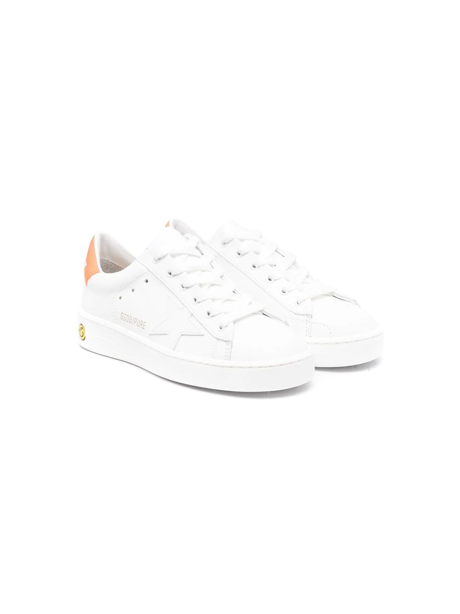 Golden Goose White Leather Sneakers