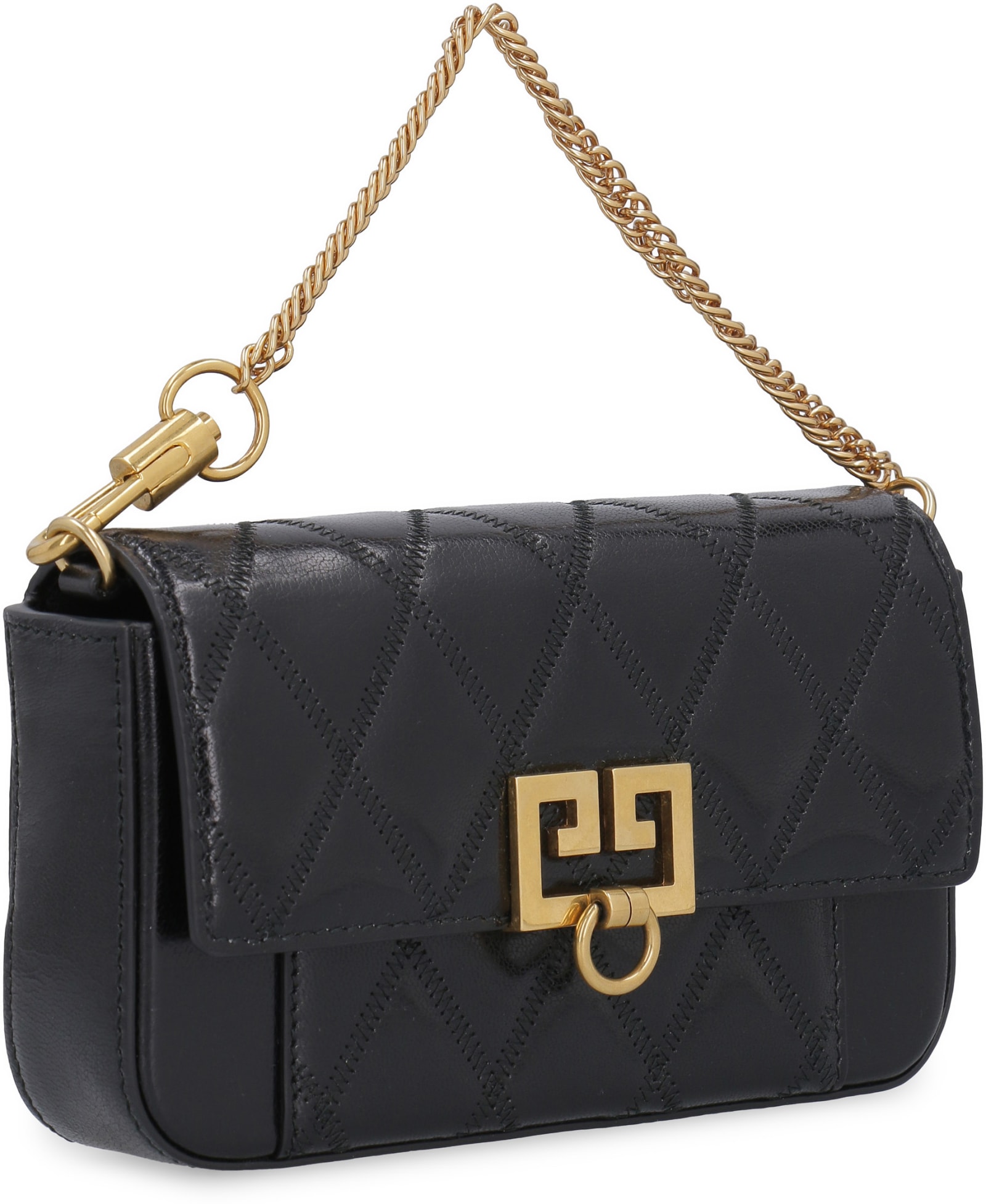 Givenchy Givenchy Pocket Quilted Leather Mini-bag - black - 10878358 | italist