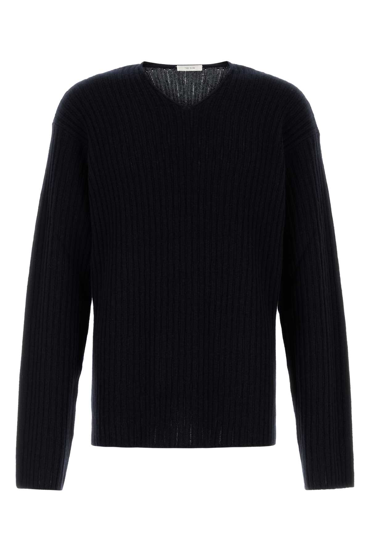 THE ROW MIDNIGHT BLUE CASHMERE GUSTAVE SWEATER 