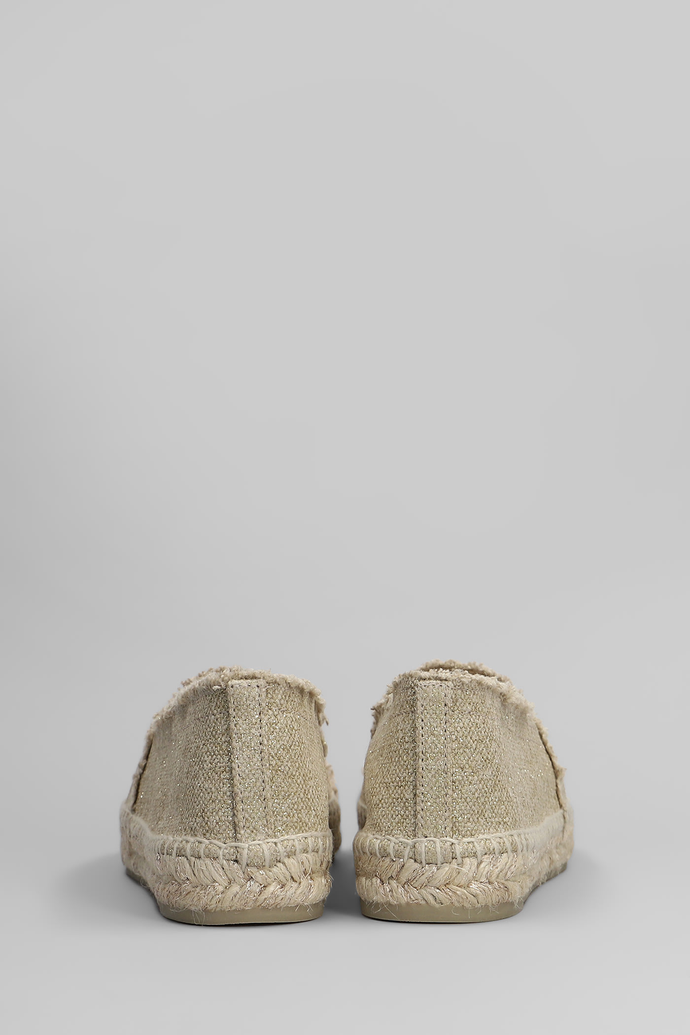 CASTAñER KAMPALA-032 ESPADRILLES IN GOLD CANVAS