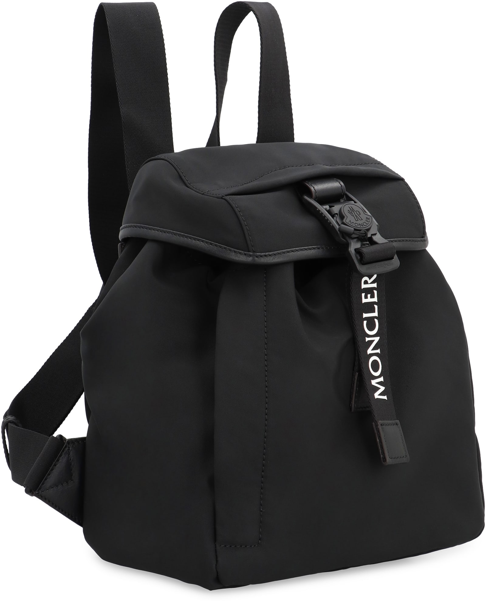 Shop Moncler New Pierrick Nylon Backpack In Black