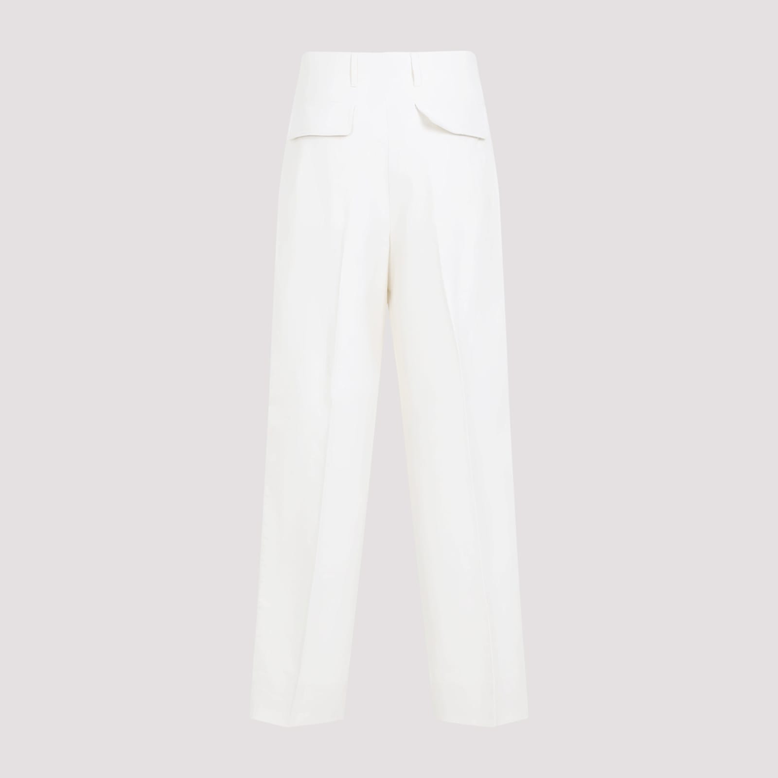 ZEGNA COTTON CASHMERE PANTS 