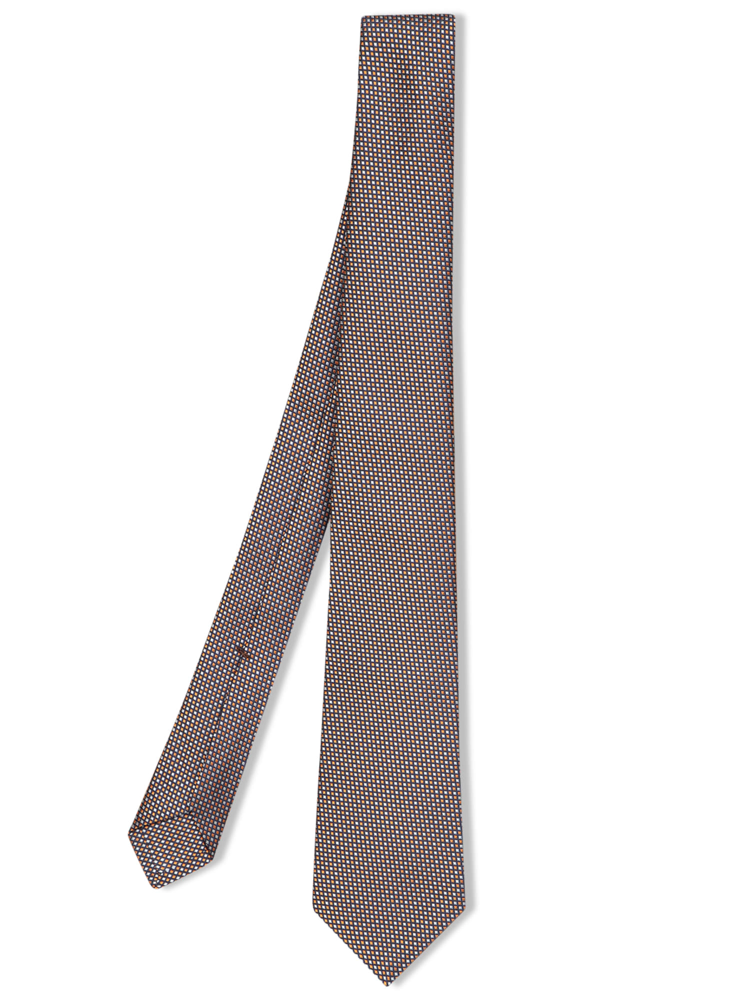 Micro Pattern Beige Tie