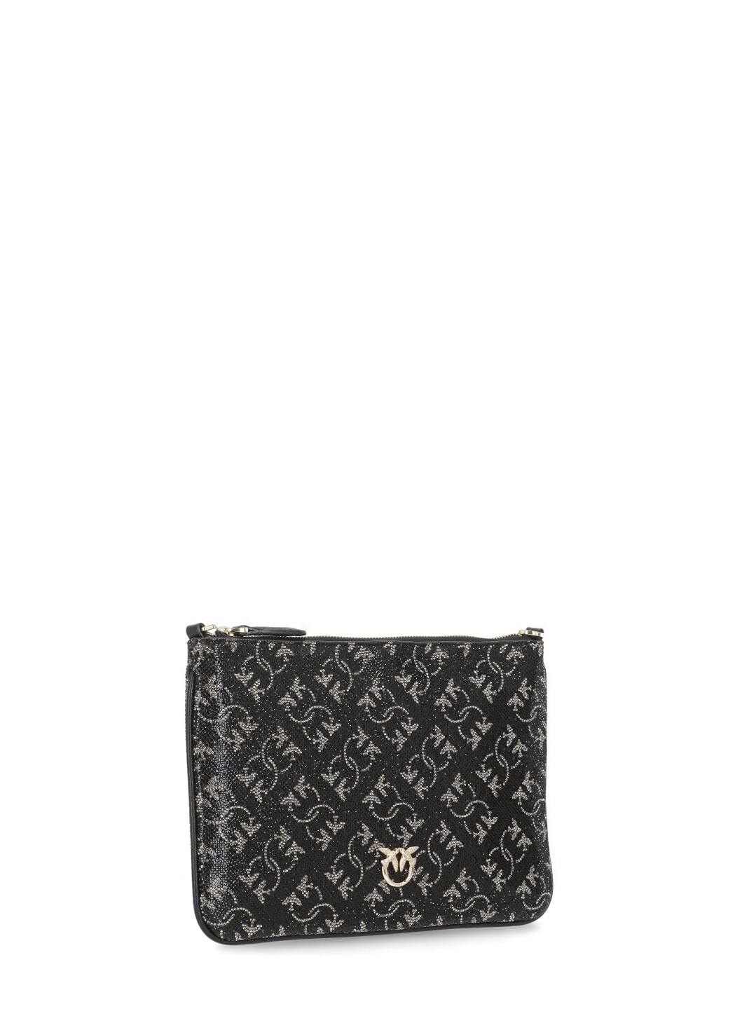 Shop Pinko Flat Classic Pochette In Black