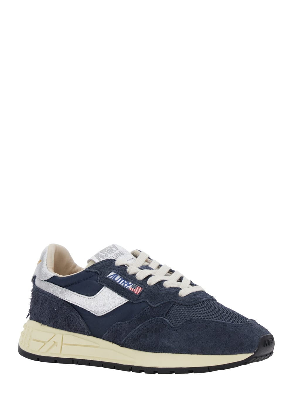 Autry Reelwind Blue Low Top Sneakers With Logo Patch On Tongue And Side And Logo Lettering On The Heel In In Blue
