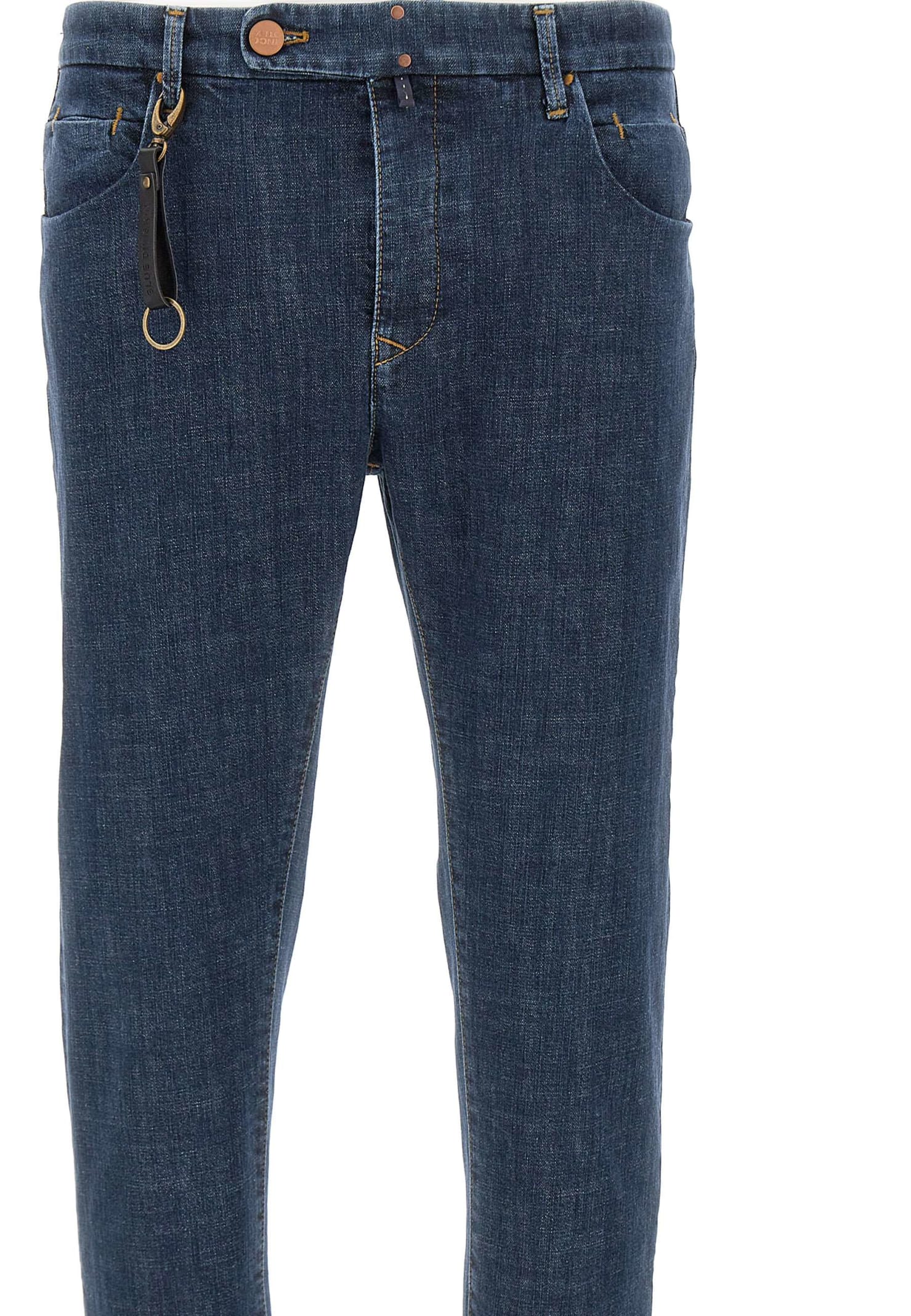 Shop Incotex Blue Division Jeans In Denim