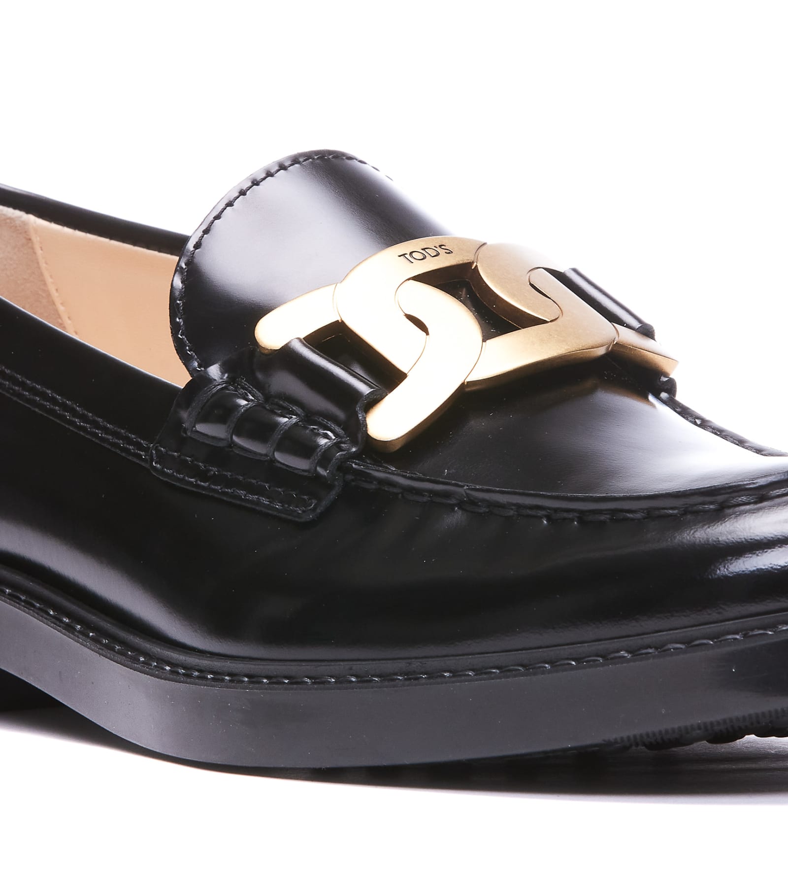 Shop Tod's Loafers In Black