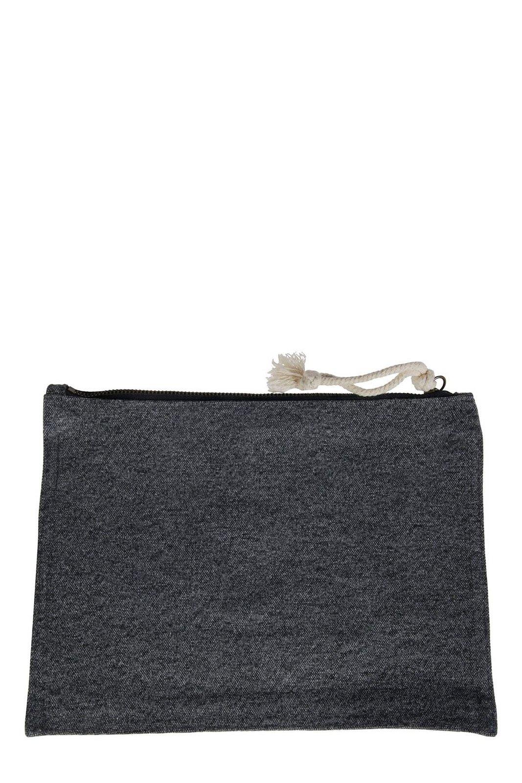 Isabel Marant Netia Logo Embroidered Clutch Bag