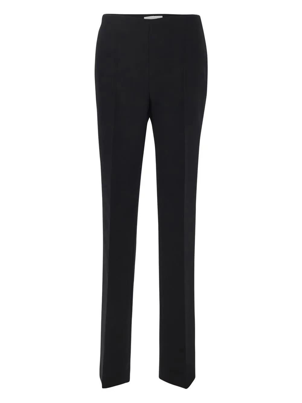 Shop Ferragamo Tailored Trousers In Black
