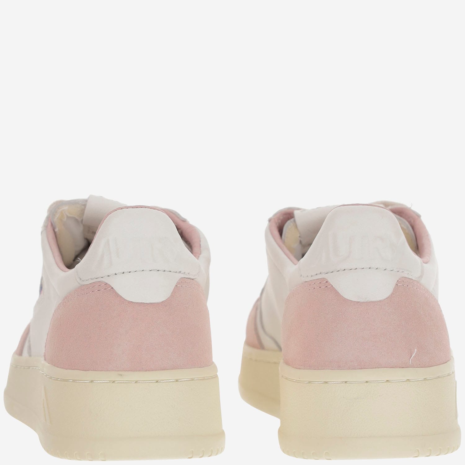 Autry Medalist Low-top Sneakers With Goat Leather In Multi