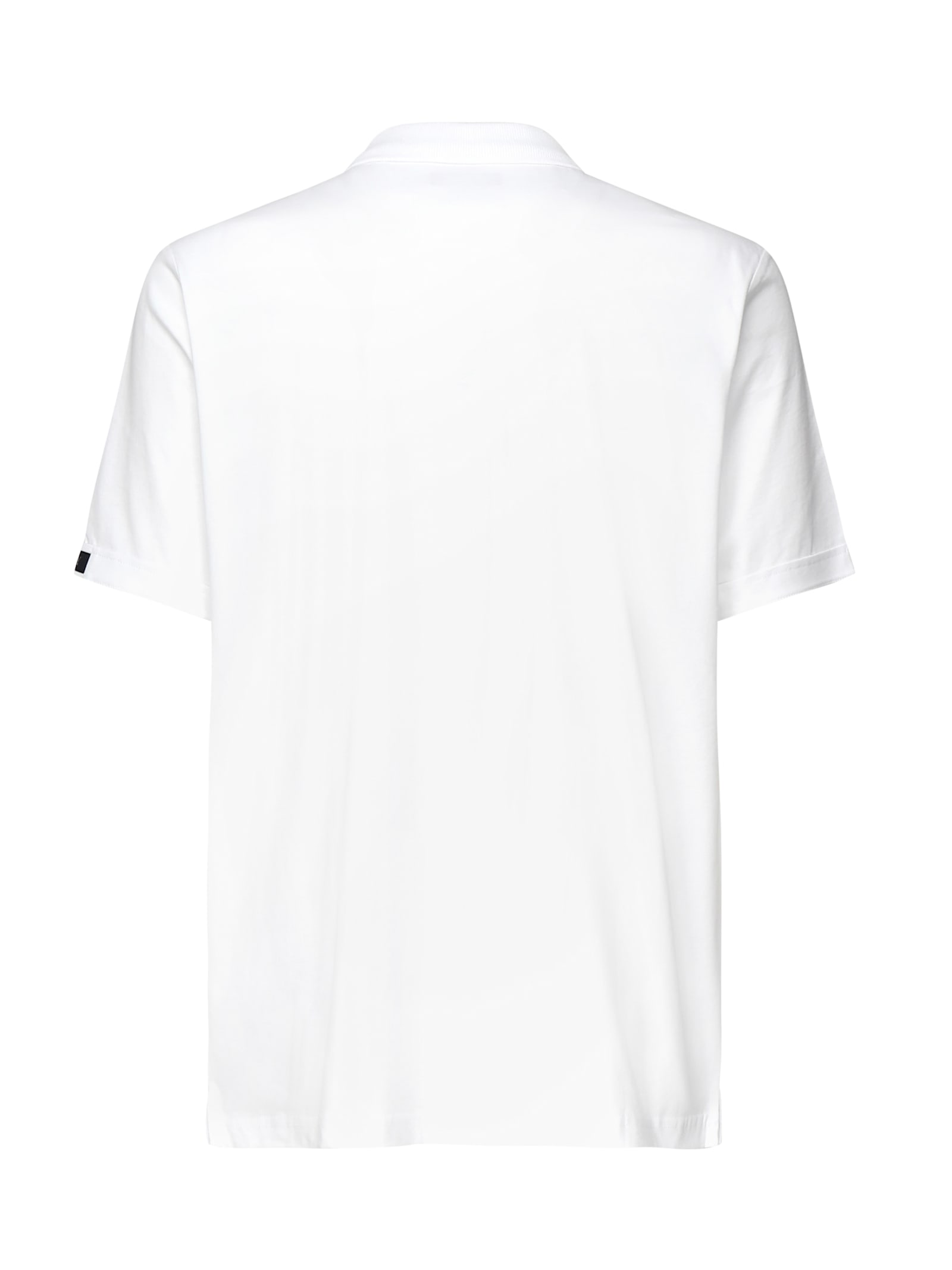Fay Cotton Polo Shirt With Logo In White