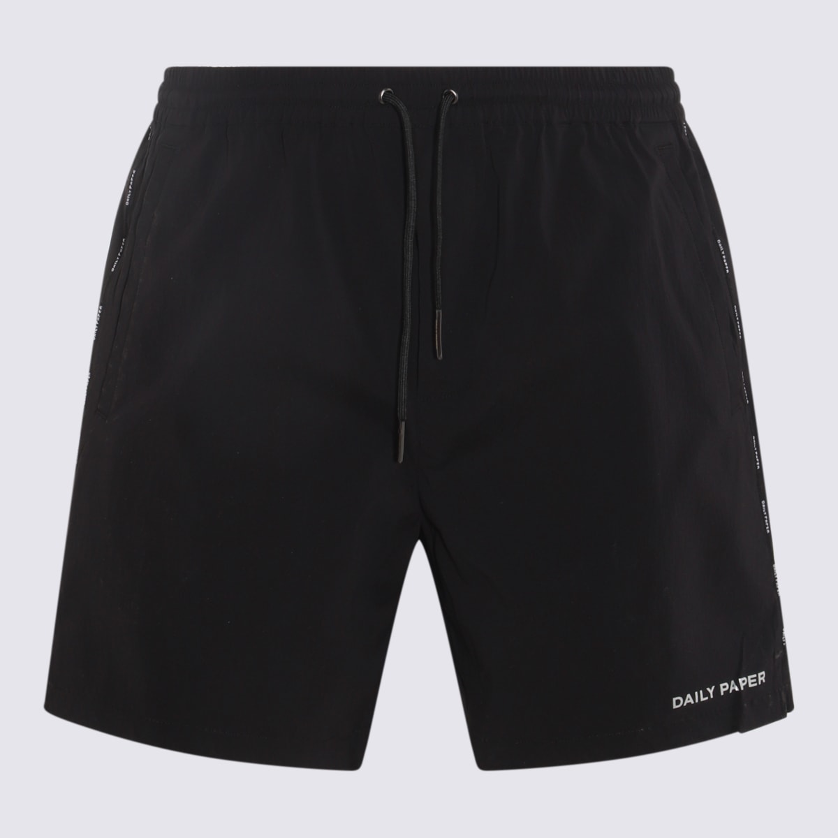 Daily Paper Black Track Shorts