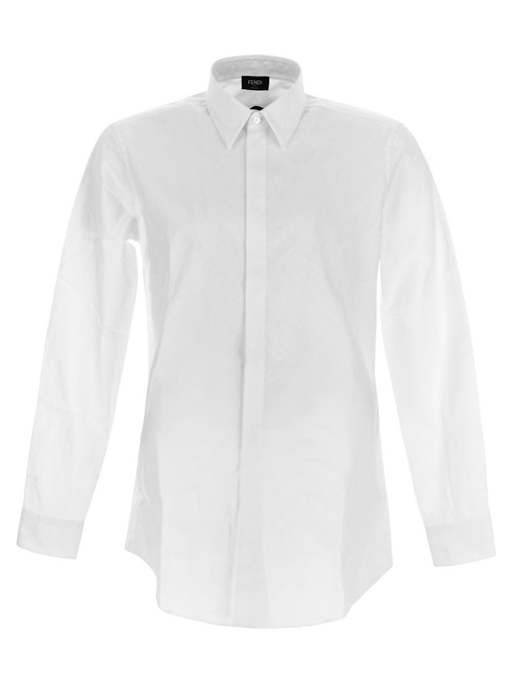 Fendi White Cotton Shirt