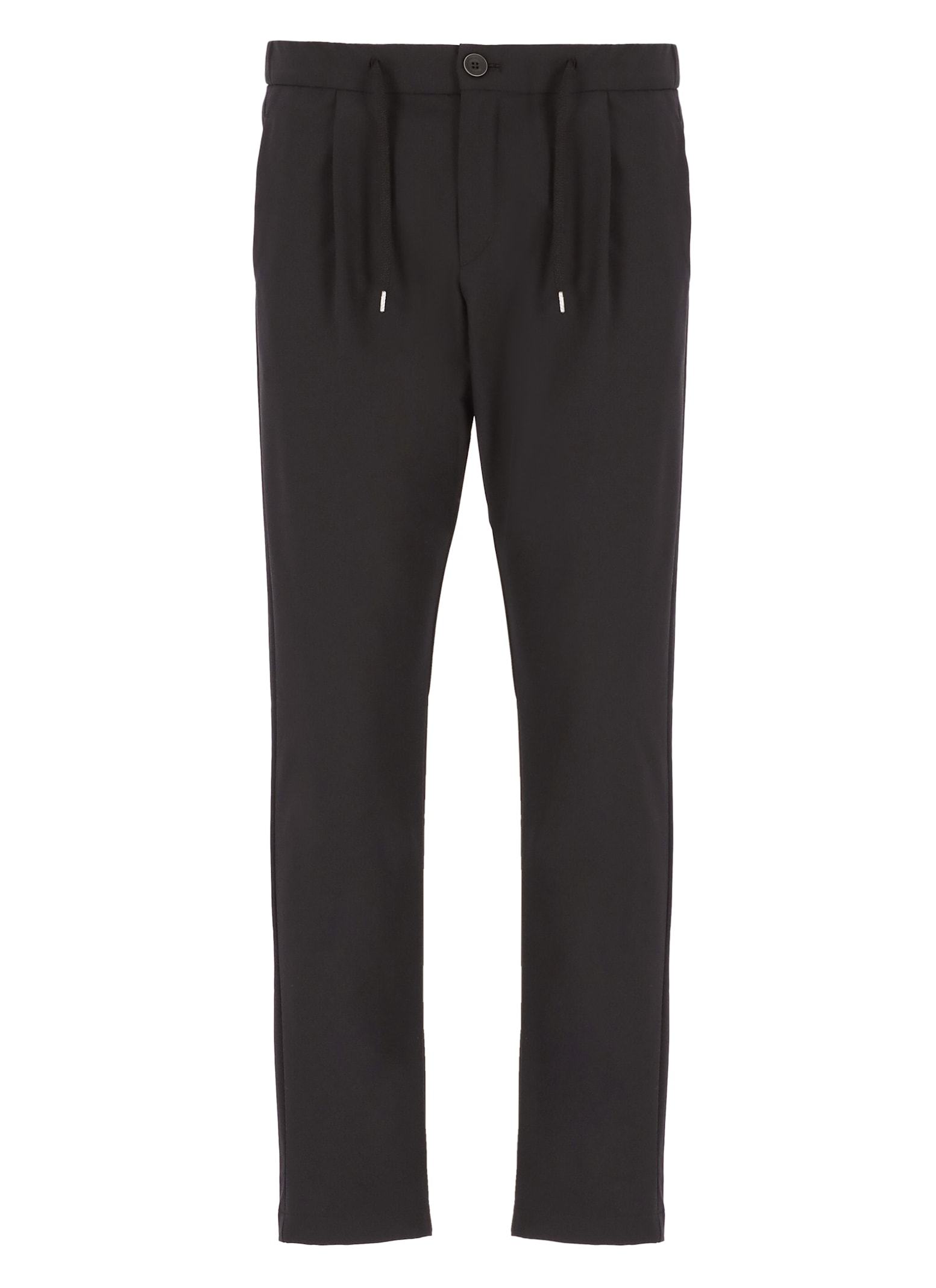 Shop Herno Warm Tech Trousers In Black