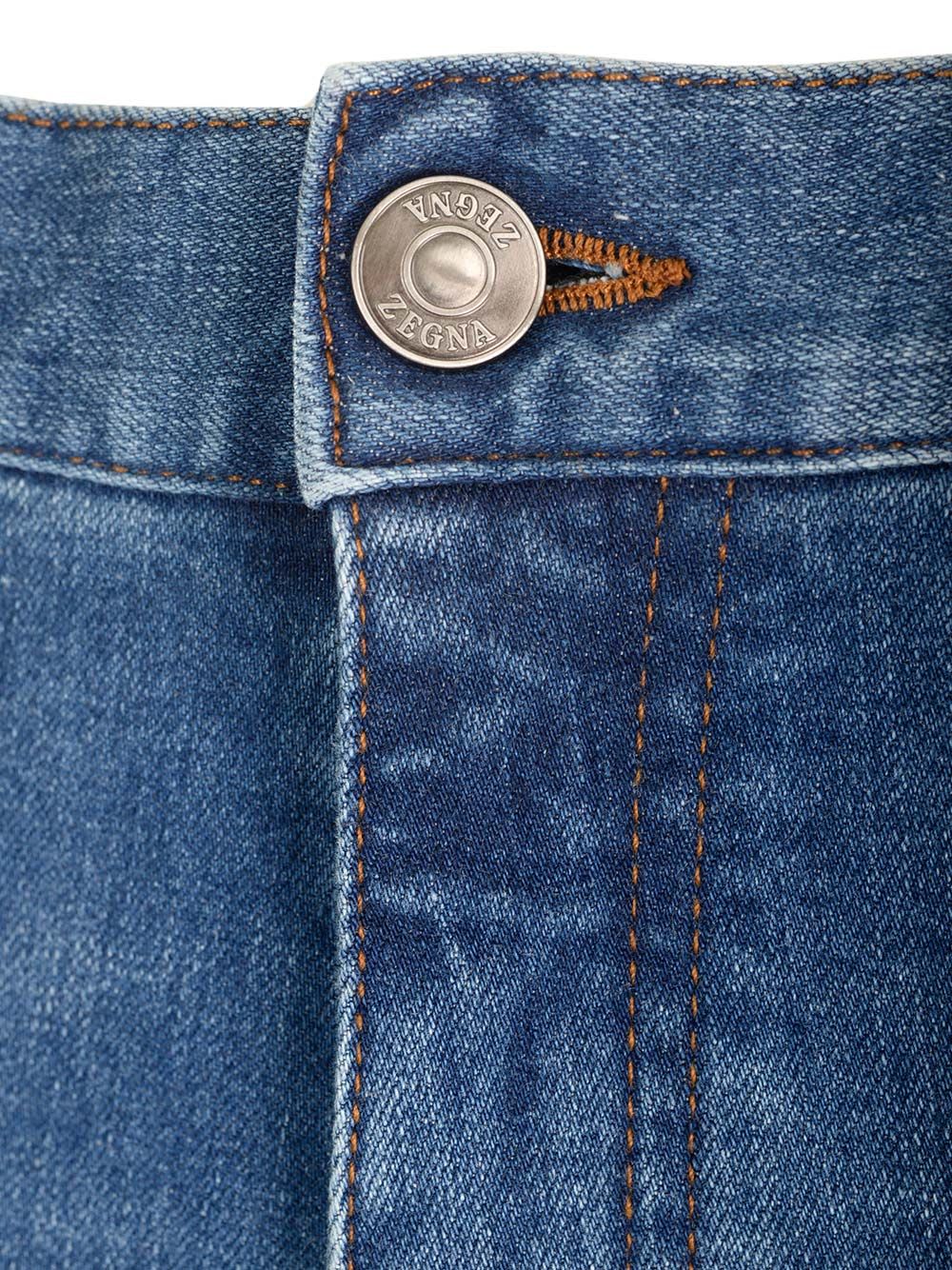 Shop Zegna Roccia Jeans In Blue