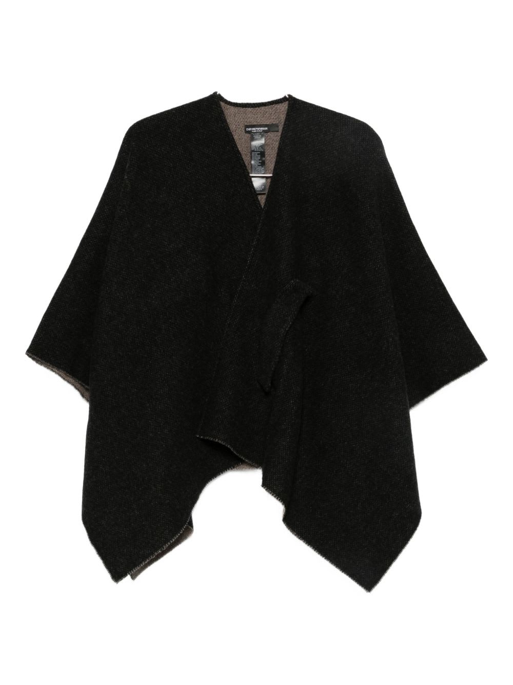 Emporio Armani Wool Jacket In Black