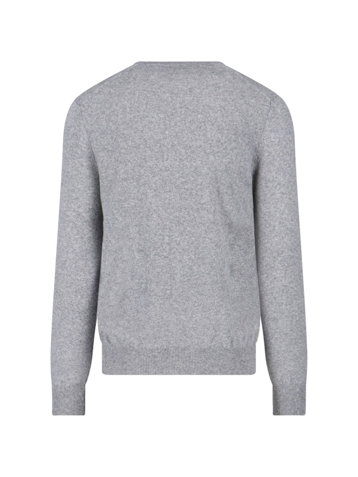 Comme Des Garçons Play Logo Cardigan In Gray