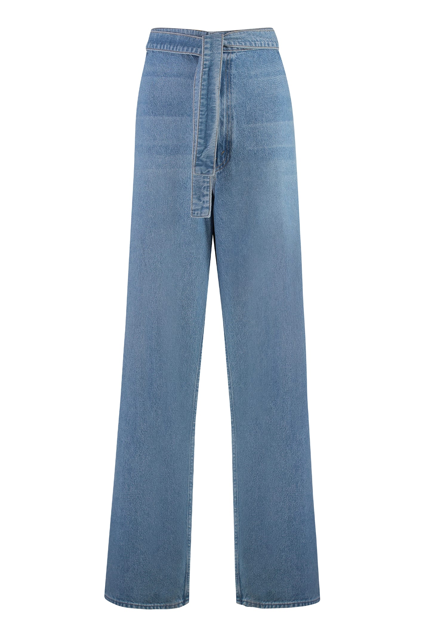 Snacks! The Fold In Funnel Wide-leg Jeans