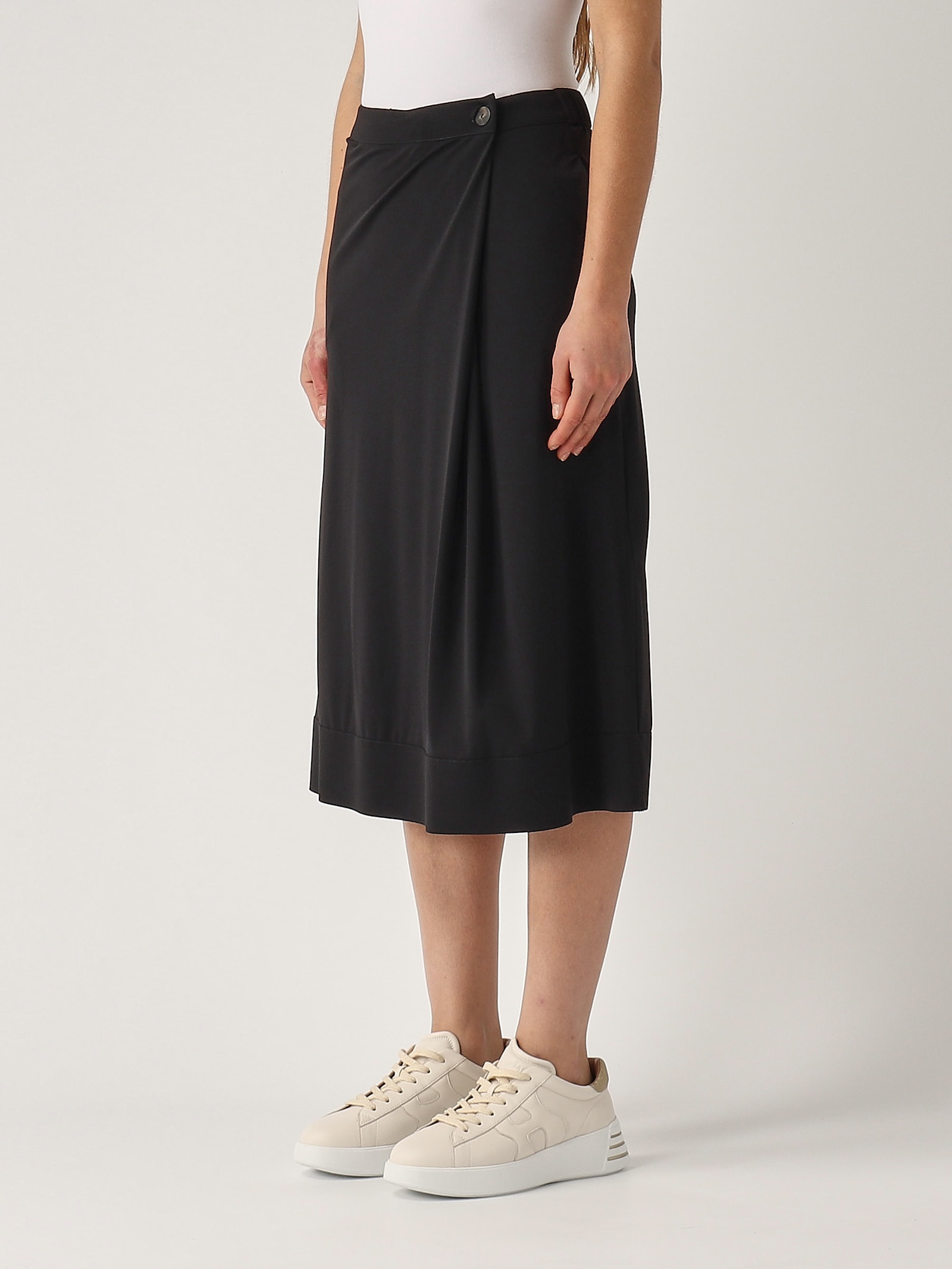 Max Mara Alcano Skirt In Nero