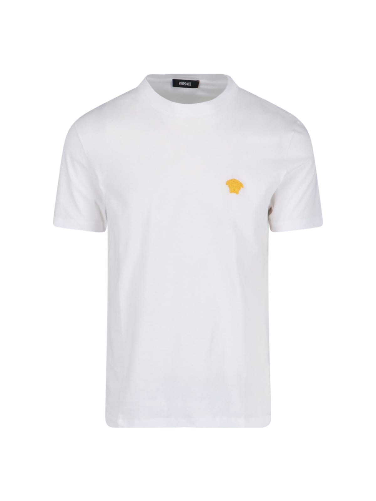 Shop Versace Medusa Logo T-shirt In White