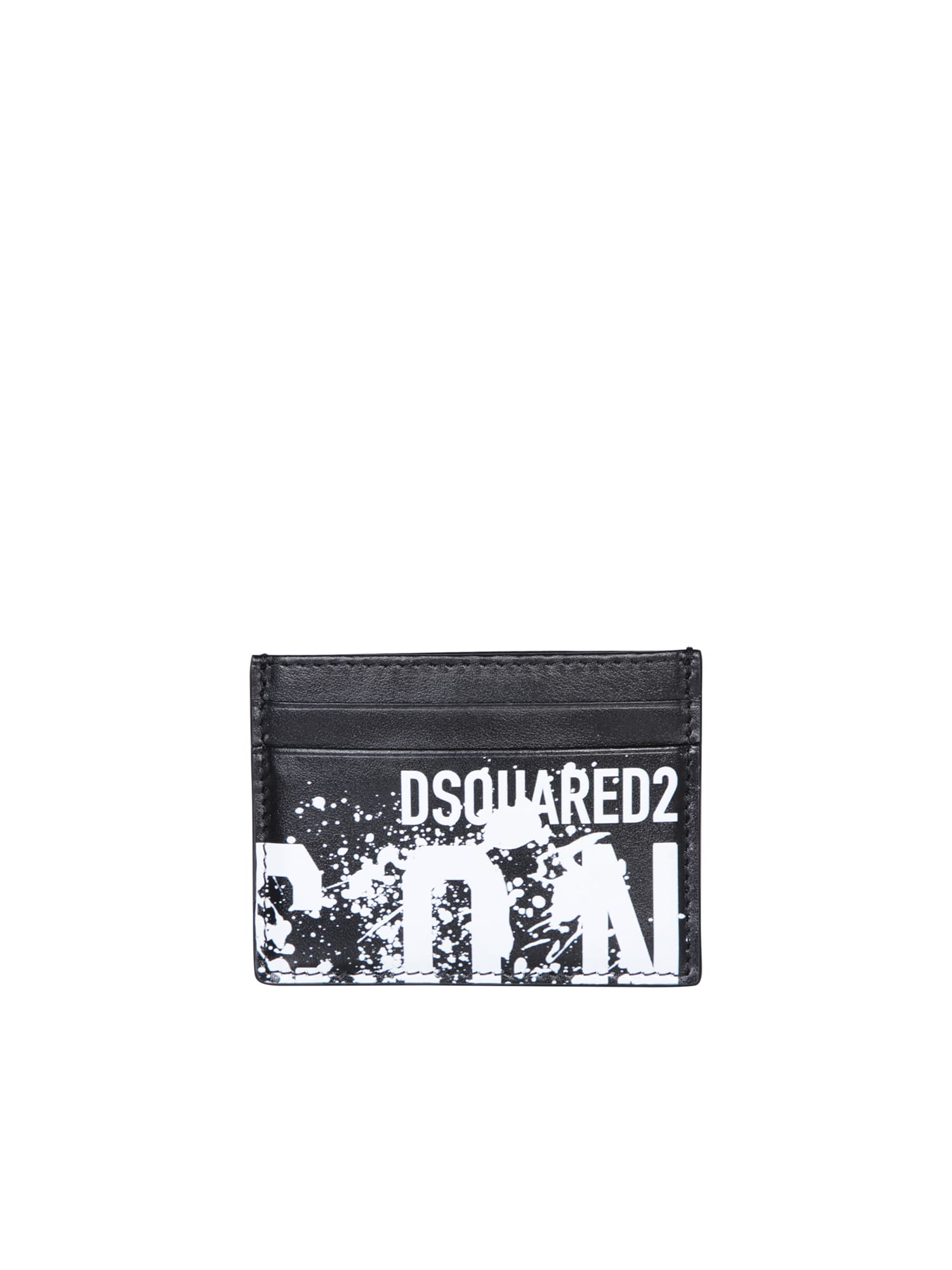 Shop Dsquared2 Icon Black Cardholder