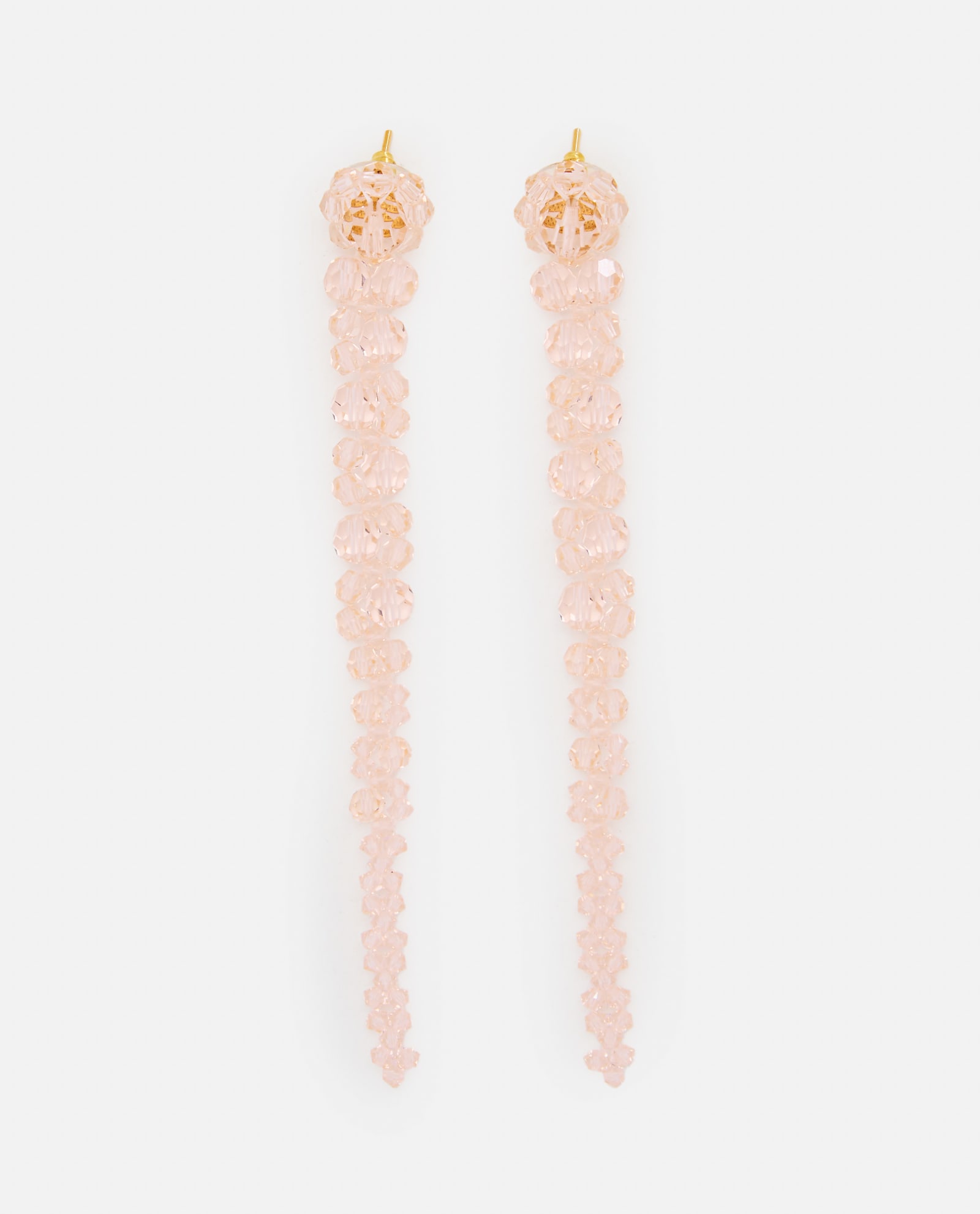 Shop Simone Rocha Drip Earrings In Pink