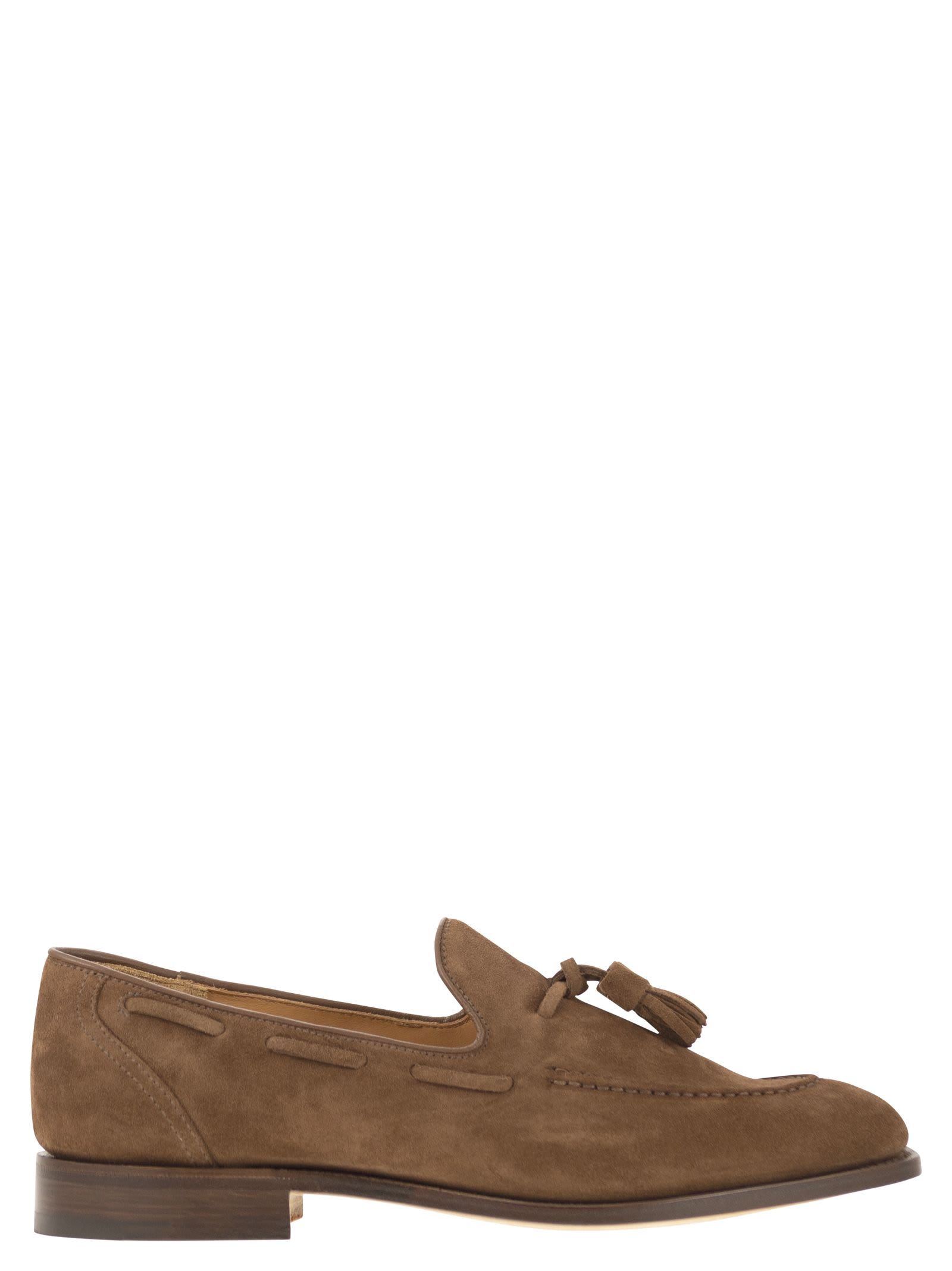 Shop Church's Soft Suede Moccasin In Brown