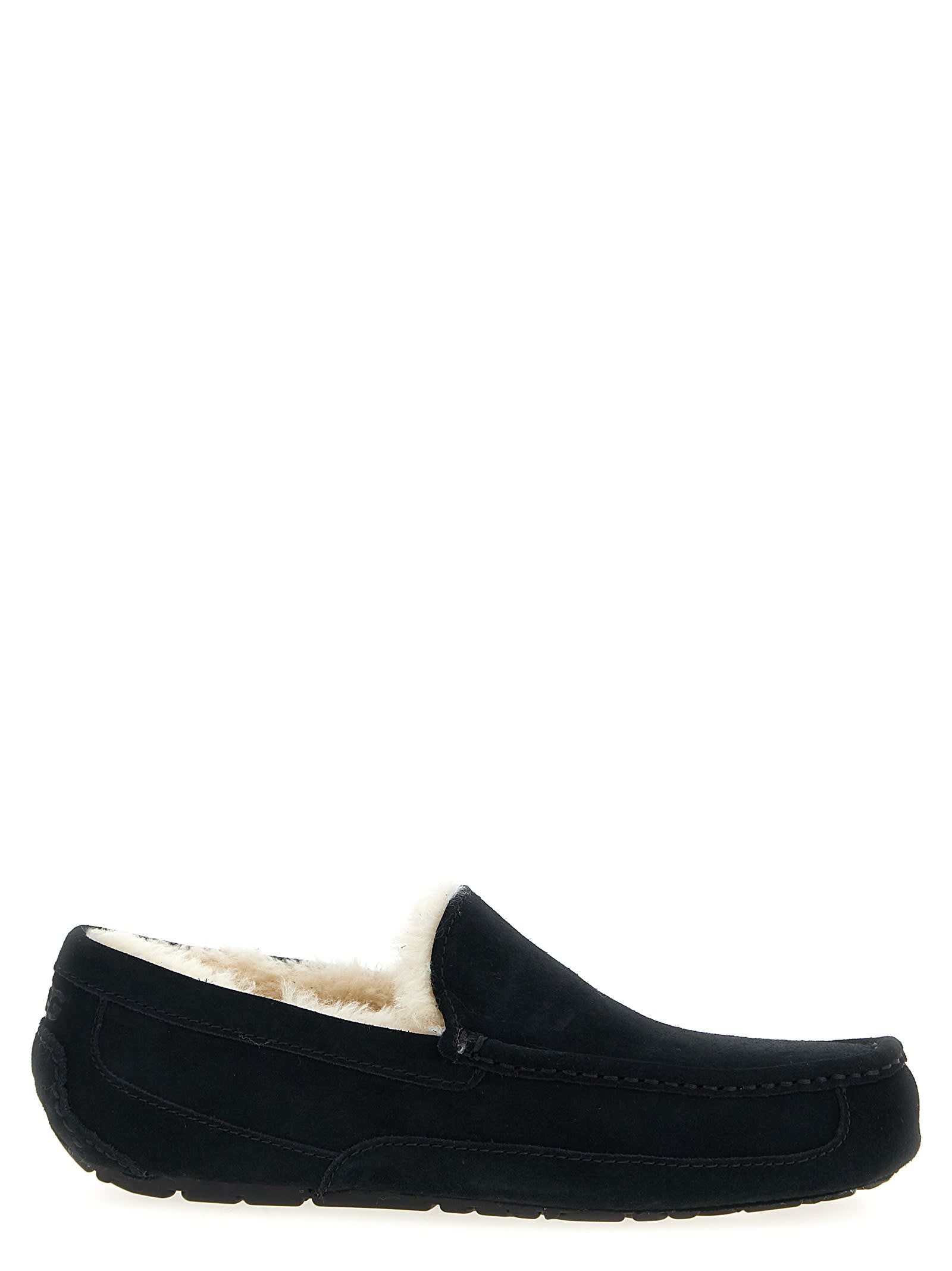 Ugg Ascot Loafers In Black