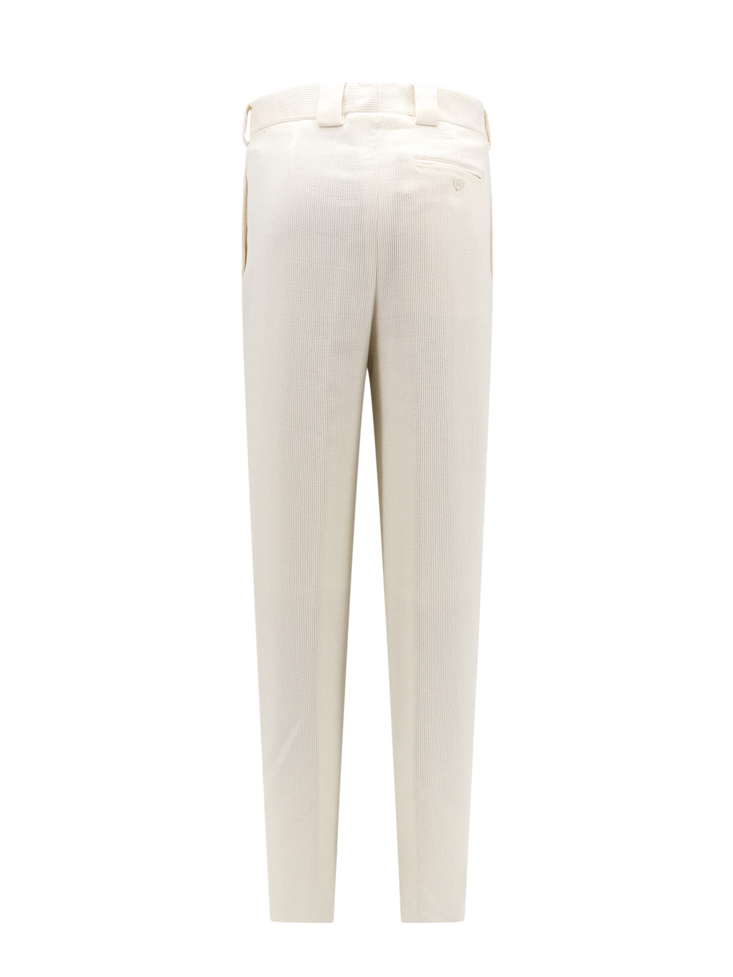 Shop Giorgio Armani Trouser In White