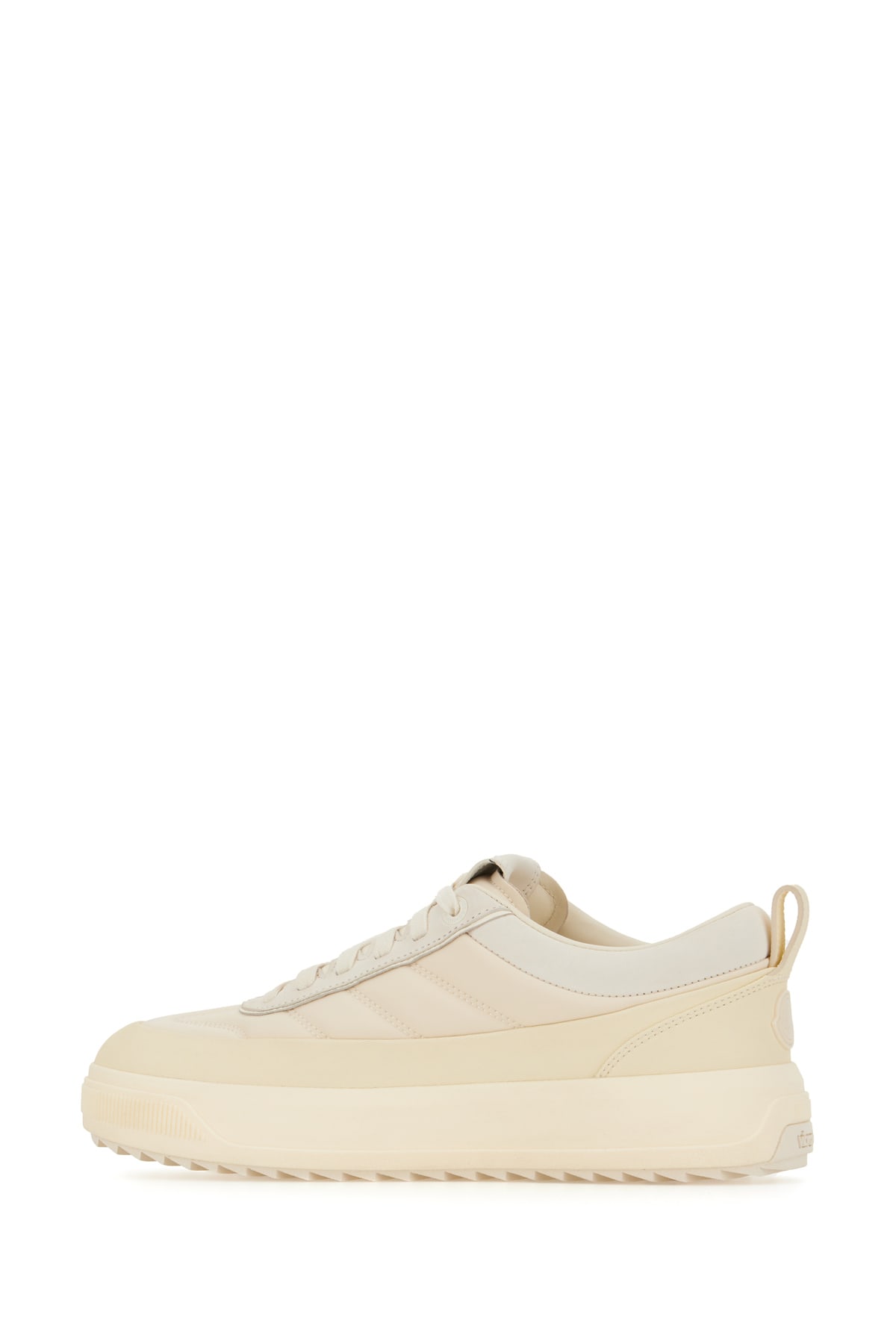 Moncler Canvas Altive Sneakers Rubber Sole In White