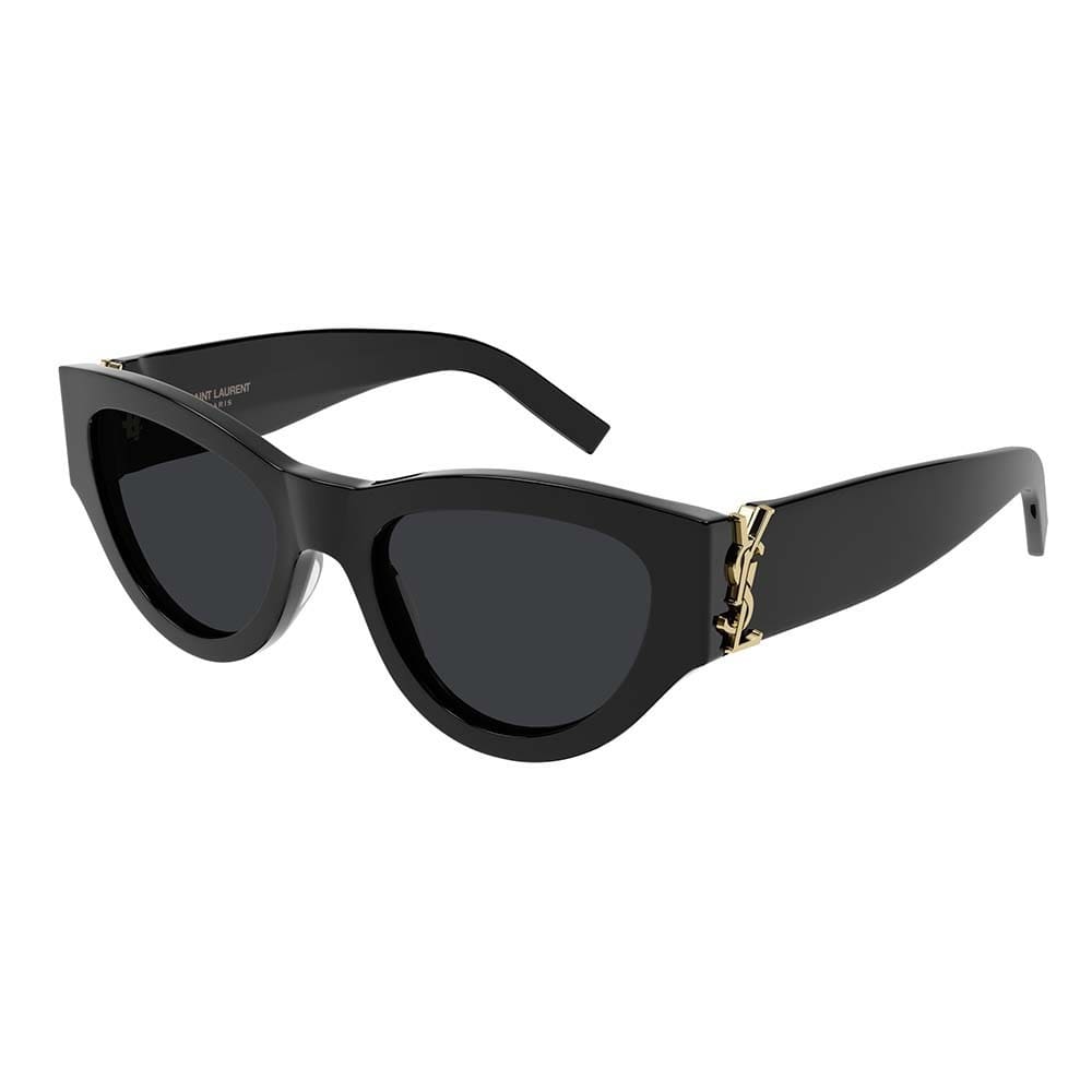 Shop Saint Laurent Sunglasses In Nero/nero