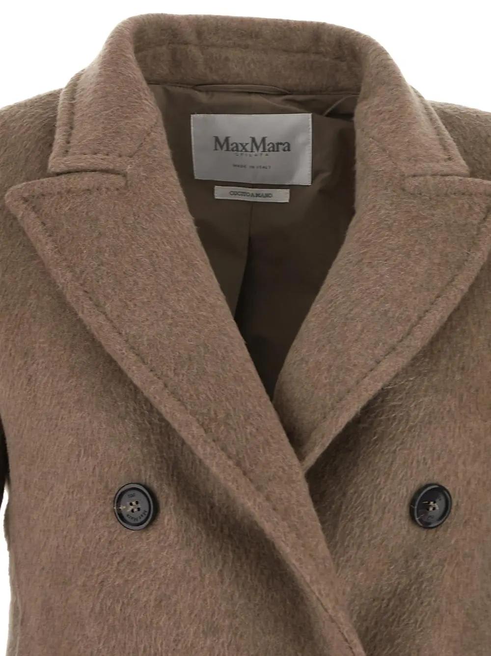 Shop Max Mara Agar Coat In Brown