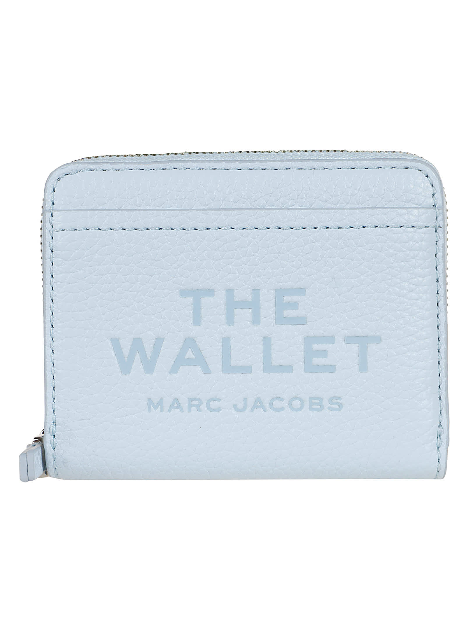 Shop Marc Jacobs The Mini Compact Wallet In Cloud Blue