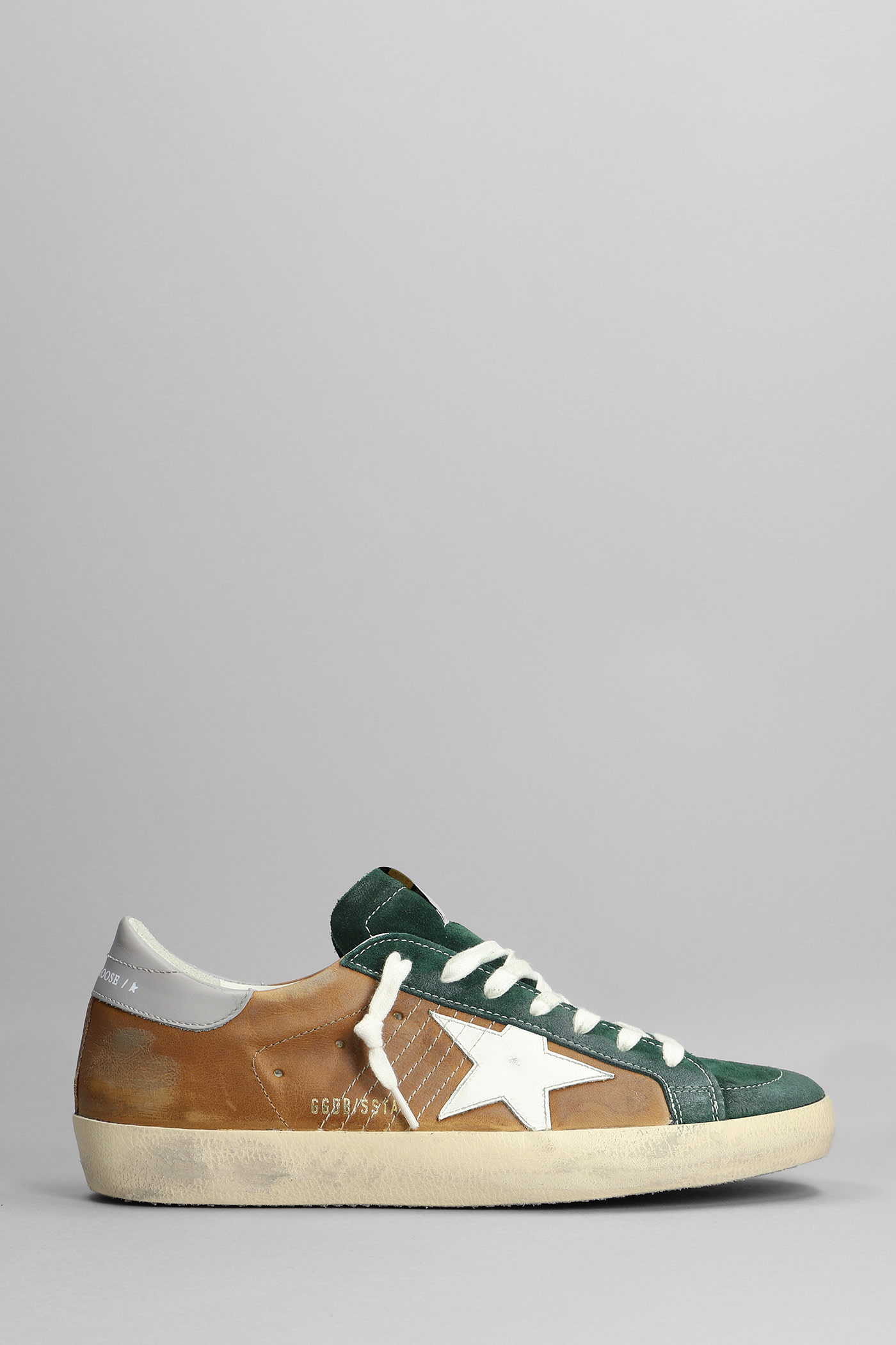 Golden Goose Superstar Sneakers In Leather Color Suede And Leather