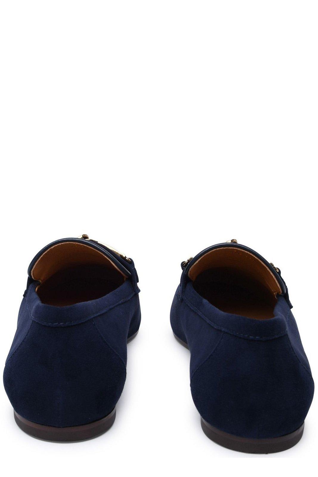 Shop Tod's 79a T-ring Loafers