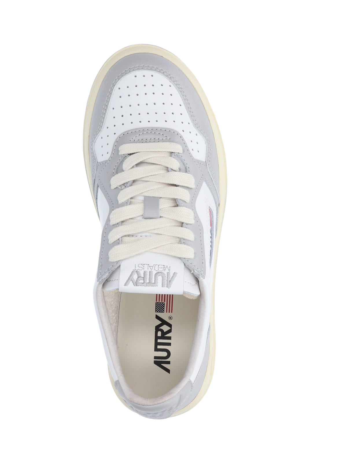 Shop Autry Medalist Low-top Sneakers In Gray