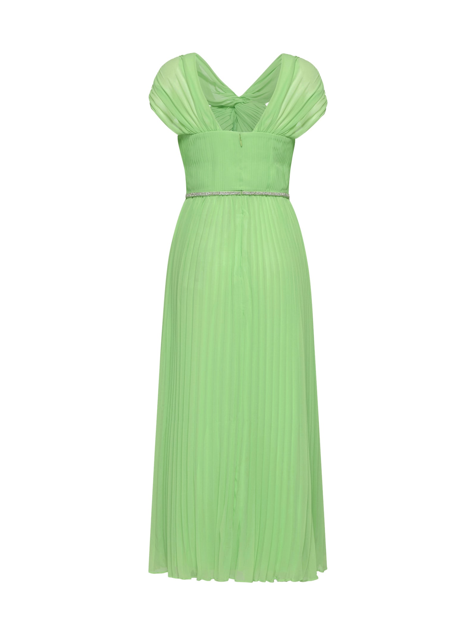 Shop Self-portrait Dress In Verde