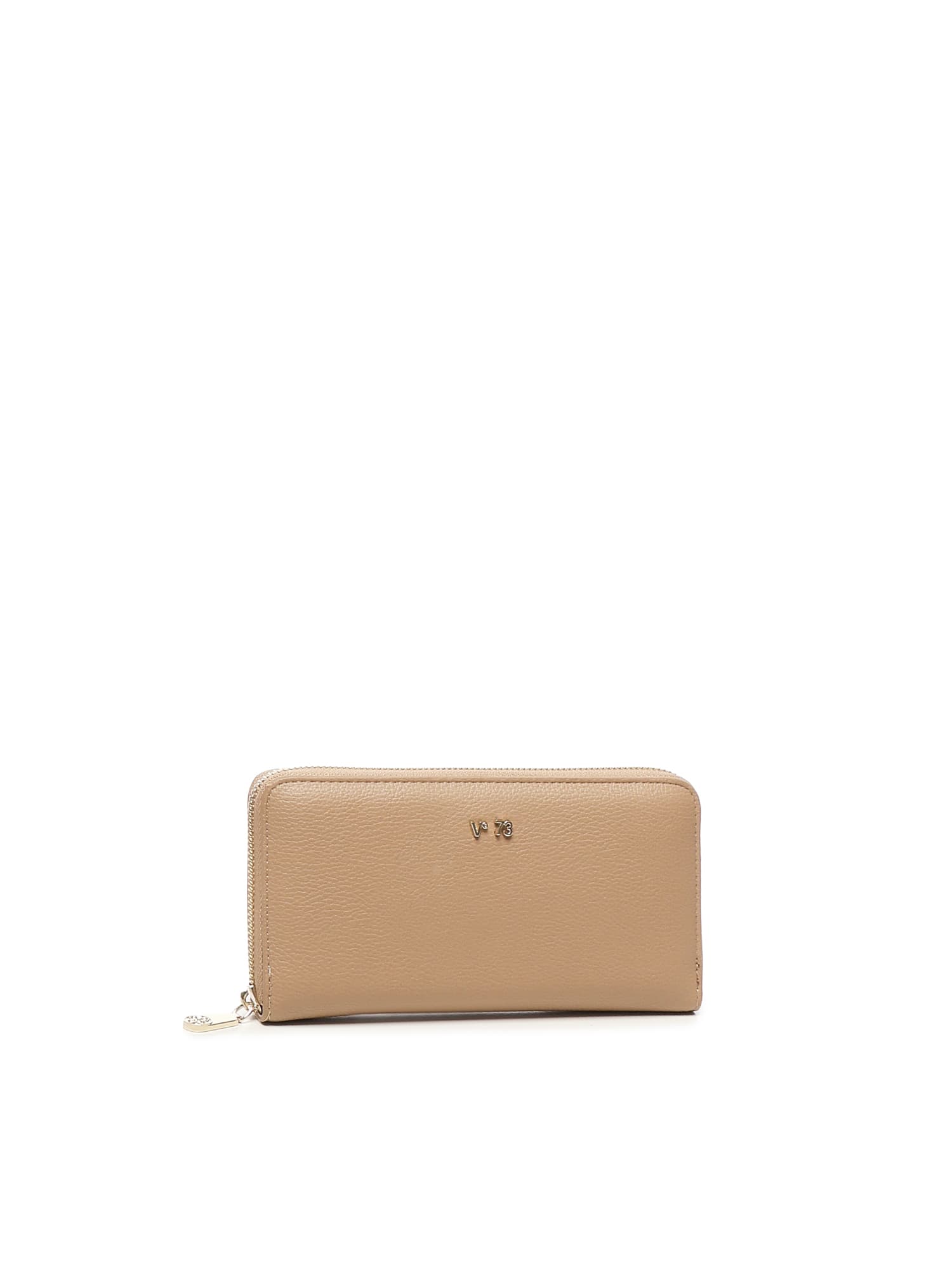 V73 Zip-around Wallet In Neutral