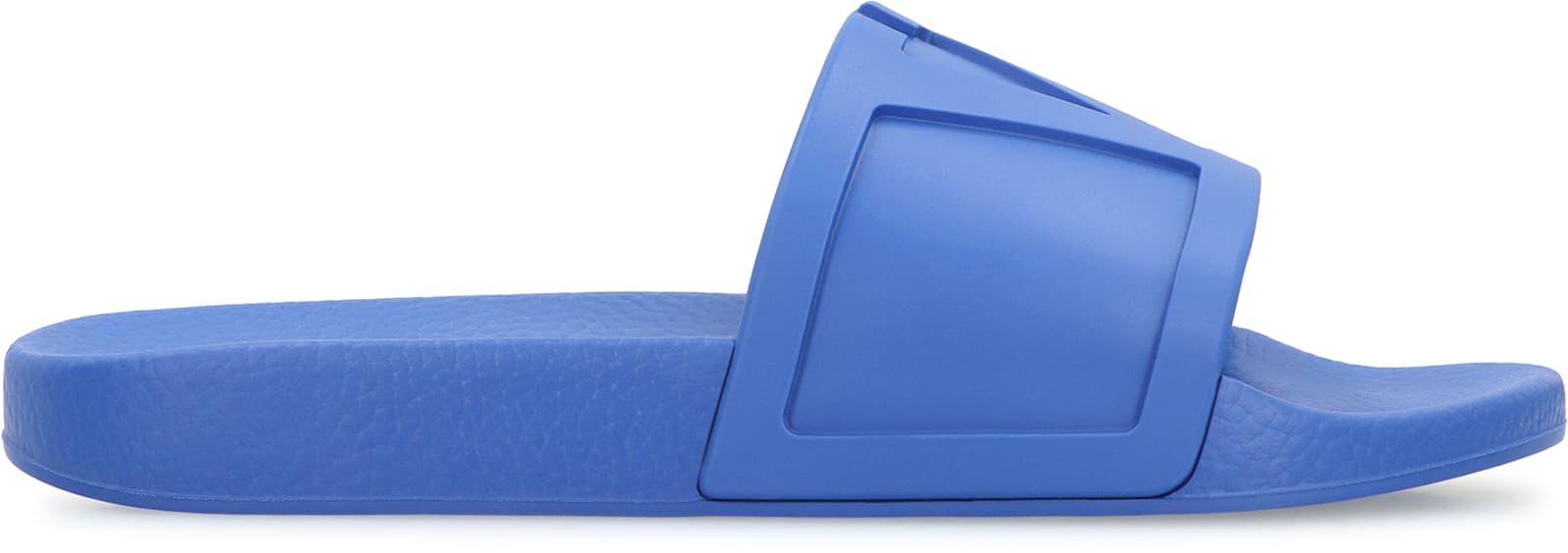 Valentino Coolside Rubber Slides In Blue