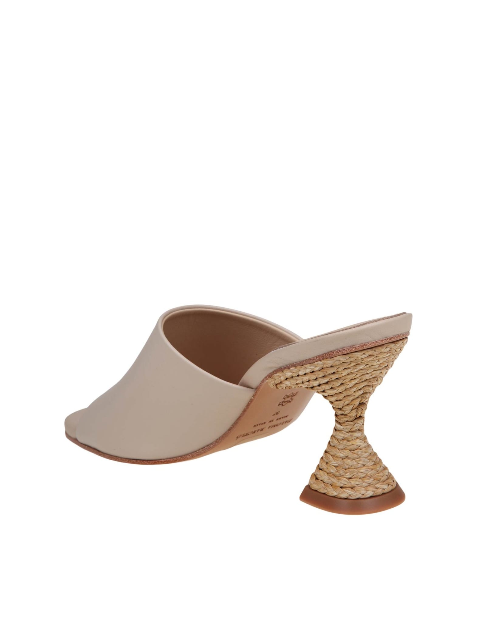 Shop Paloma Barceló Brigite Mules In Ivory Leather