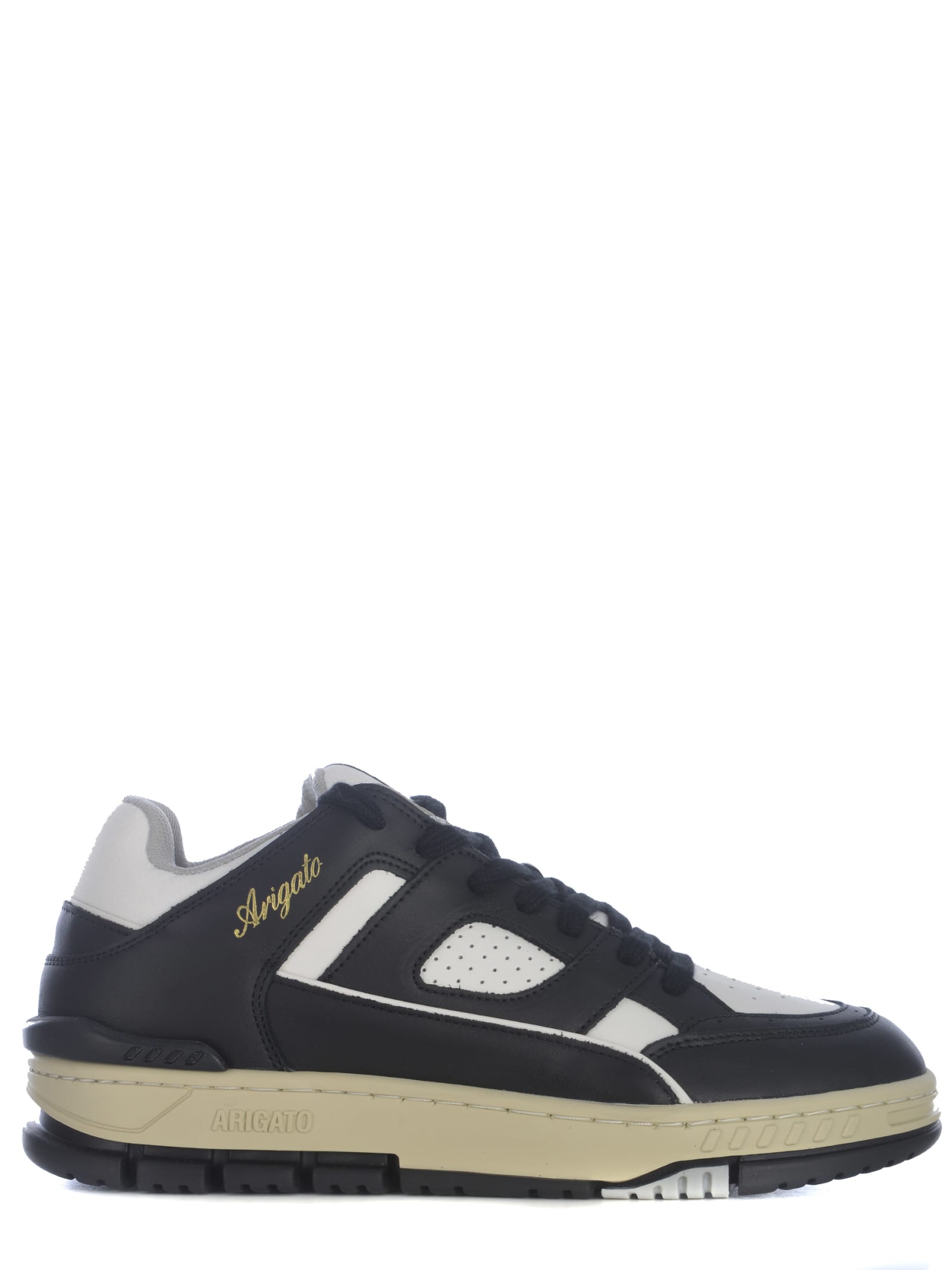 Shop Axel Arigato Sneakers  Arealo Made Of Leather In Bianco Nero