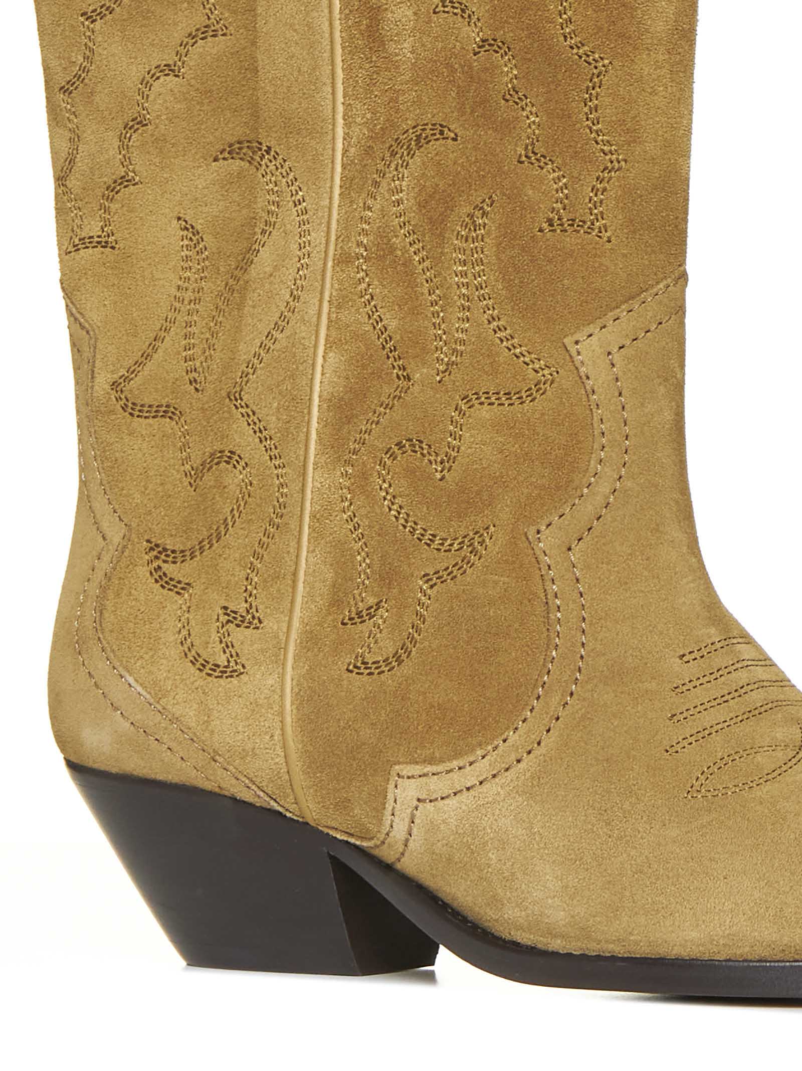 Shop Isabel Marant Boots In Beige